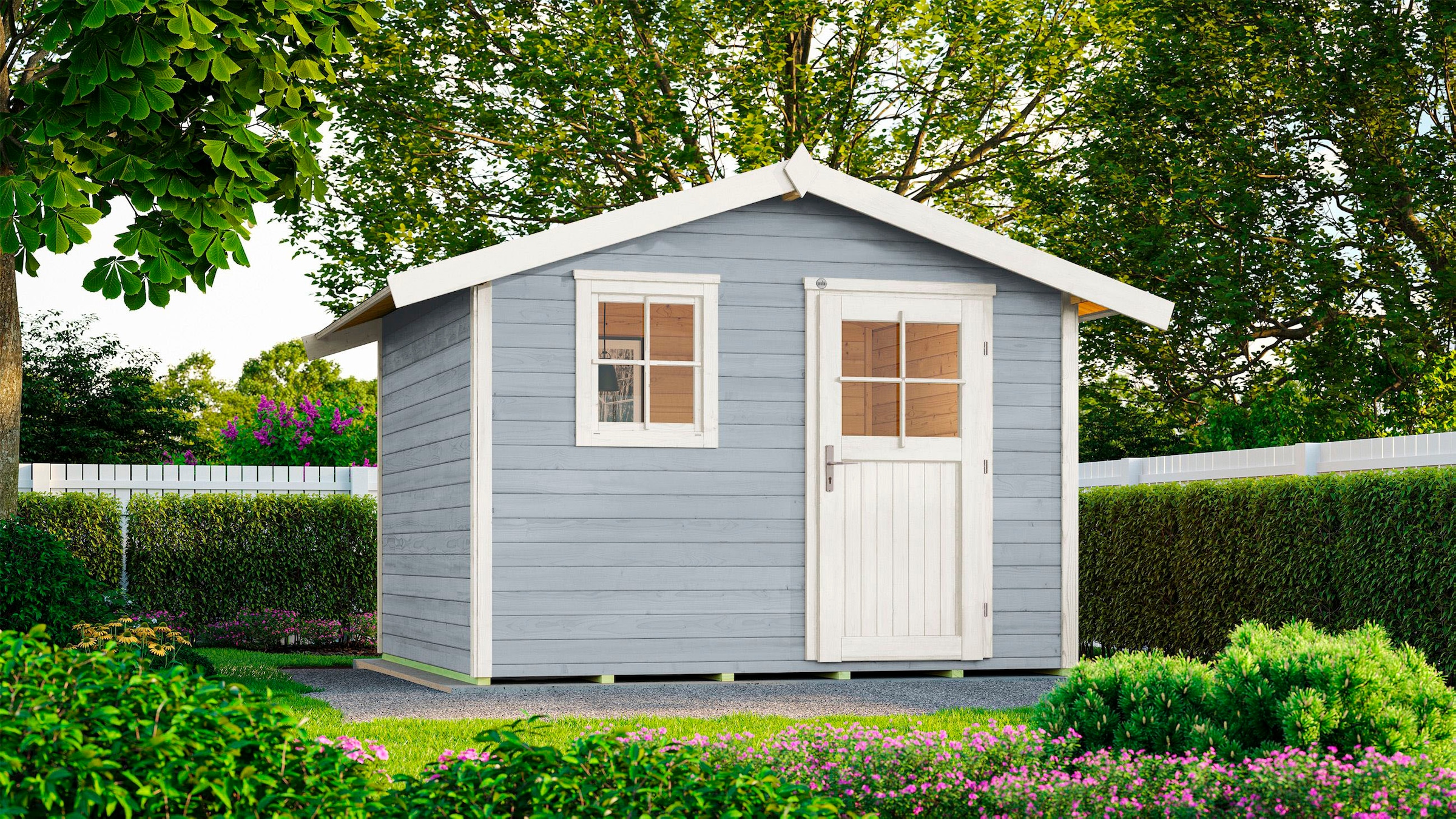 weka Gartenhaus »123 Gr.3 grau«