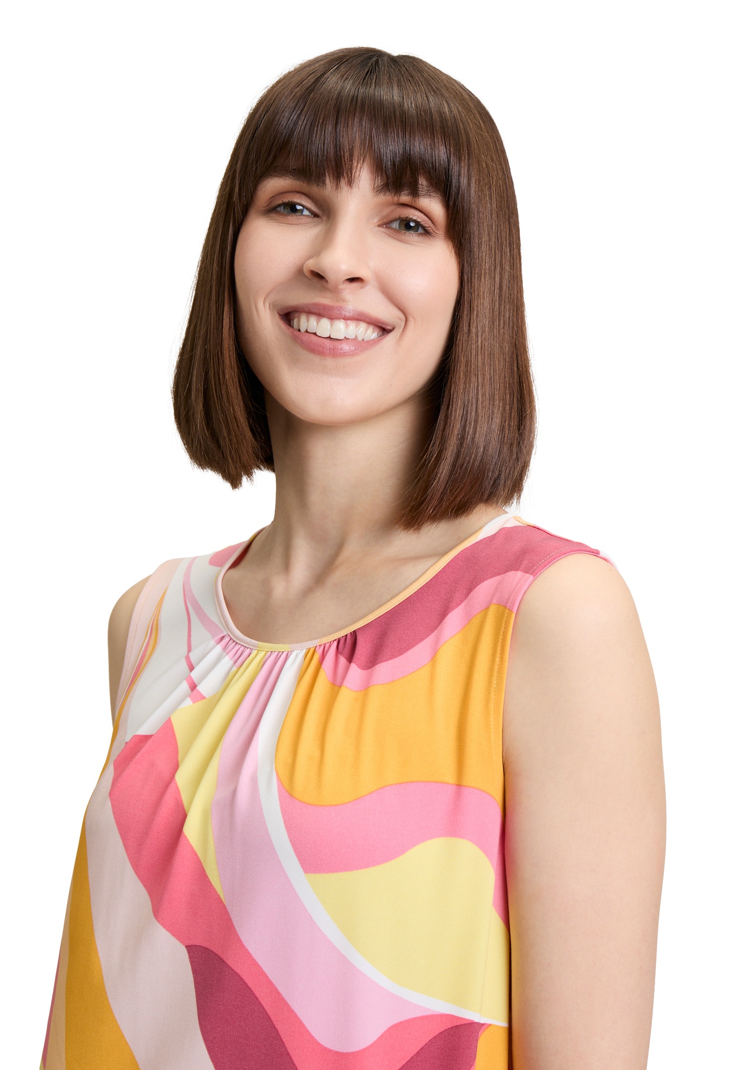 Betty Barclay Shirttop »Rundhals-Shirt mit Raffung«