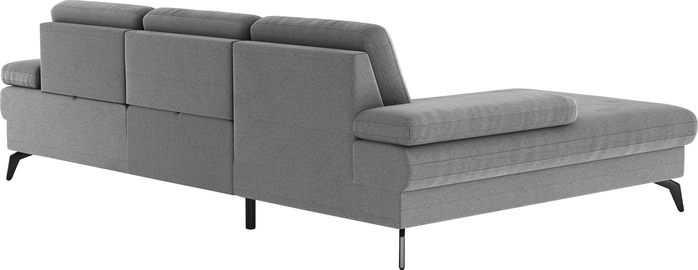 sit&more Ecksofa »Morris L-Form, inkl. Sitztiefenverstellung«, wahlweise mit Armteilverstellung, Bettfunktion & Bettkasten