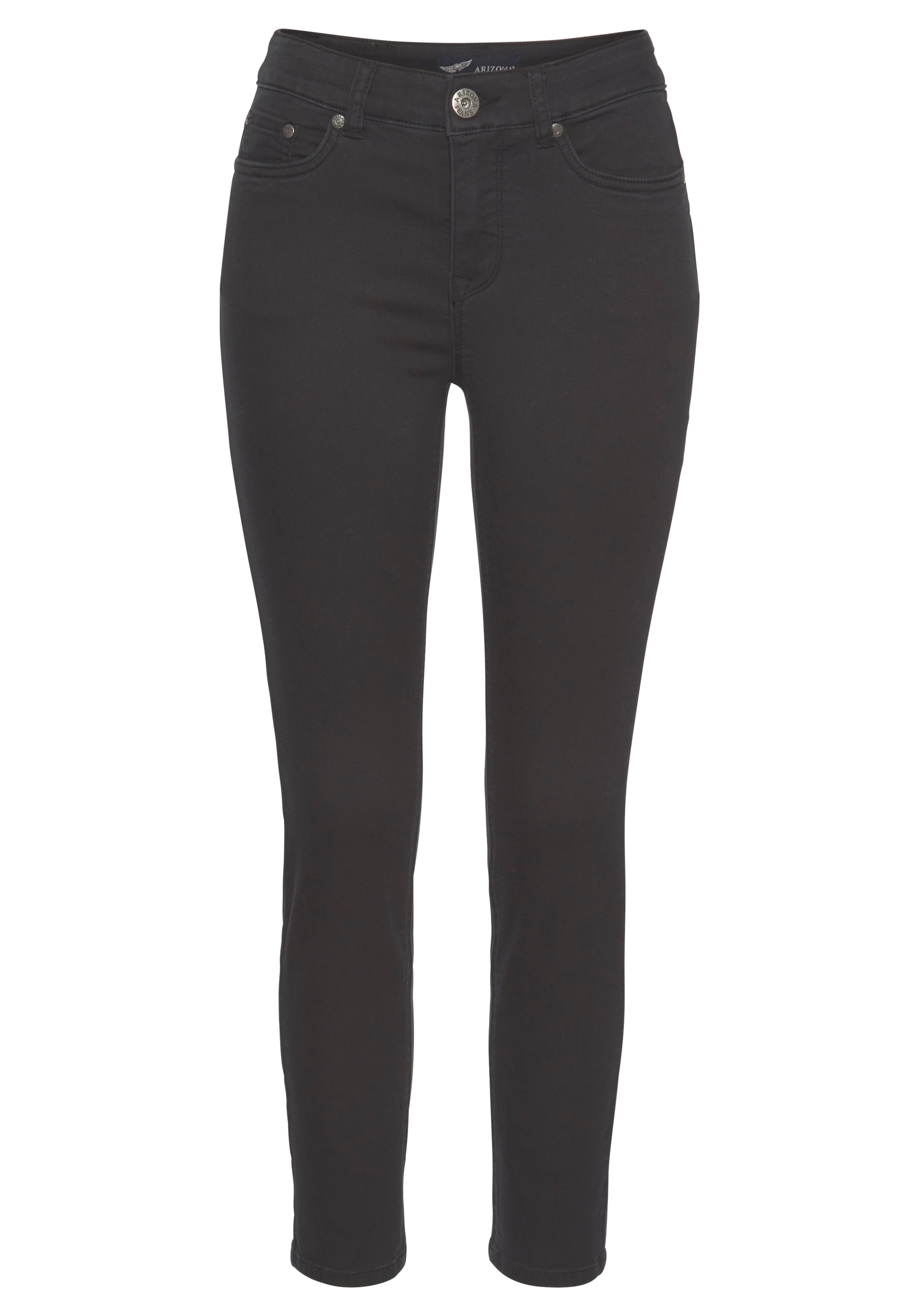 Arizona 7/8-Jeans »Shaping«, eng anliegend, Röhrenjeans, Used-Waschung, High-Waist, 7/8-Länge