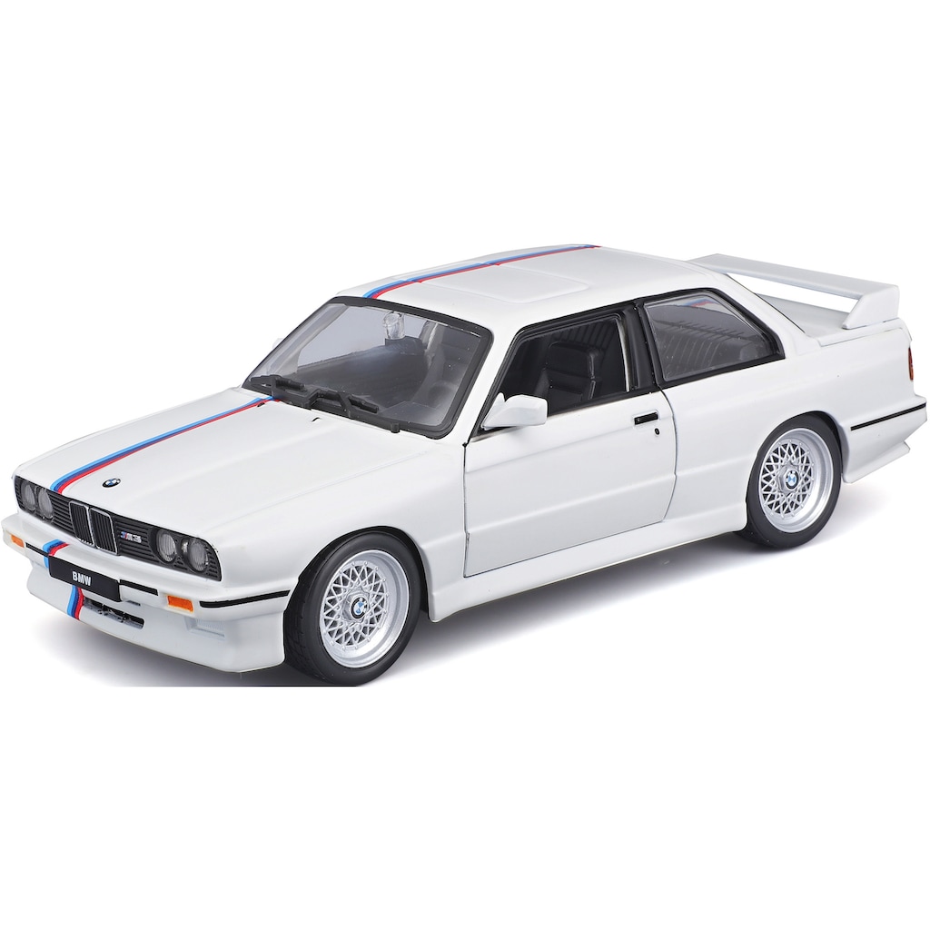 Bburago Sammlerauto »BMW M3 (E30) 88, weiß«, 1:24