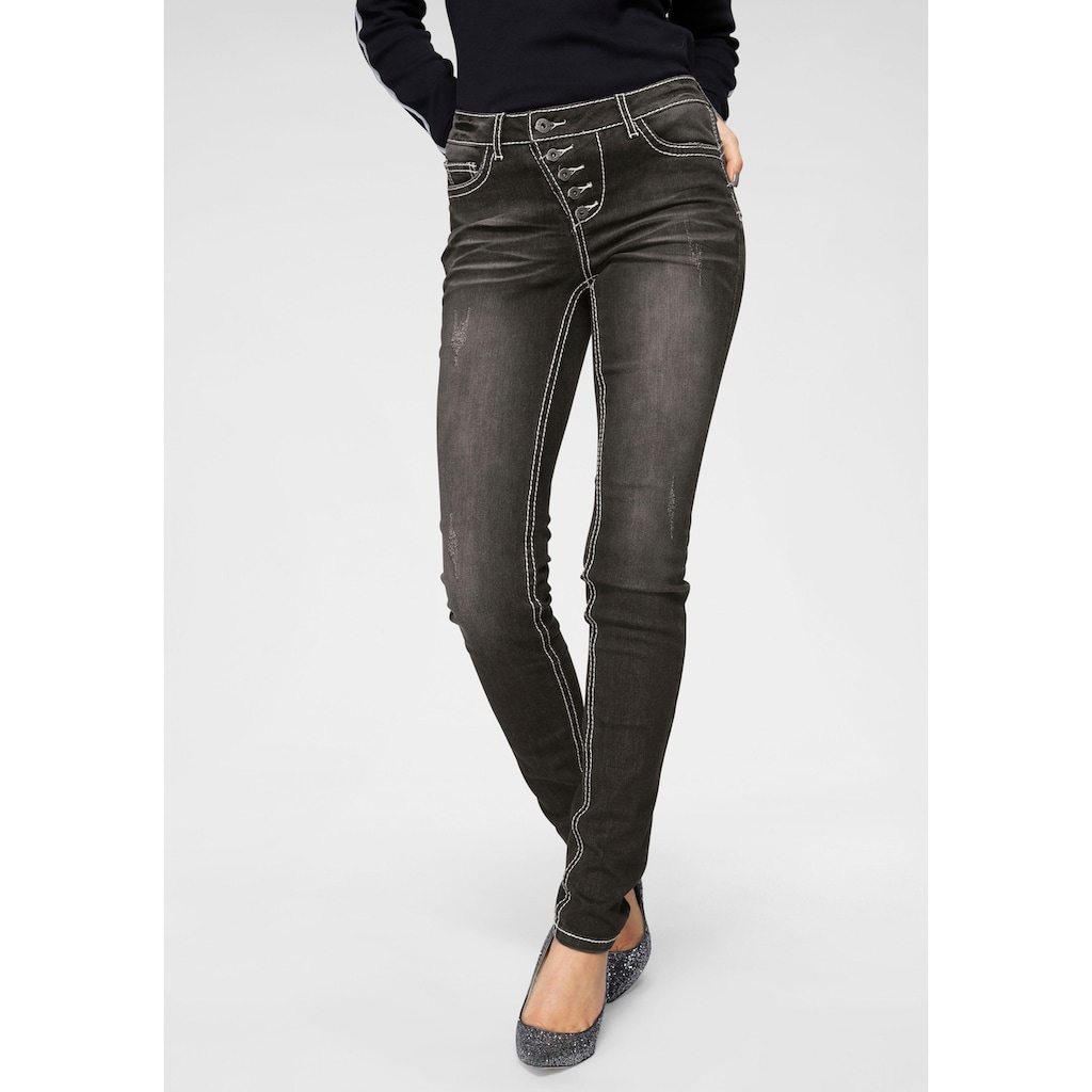 Arizona Slim-fit-Jeans »Heavy Washed - Shaping«