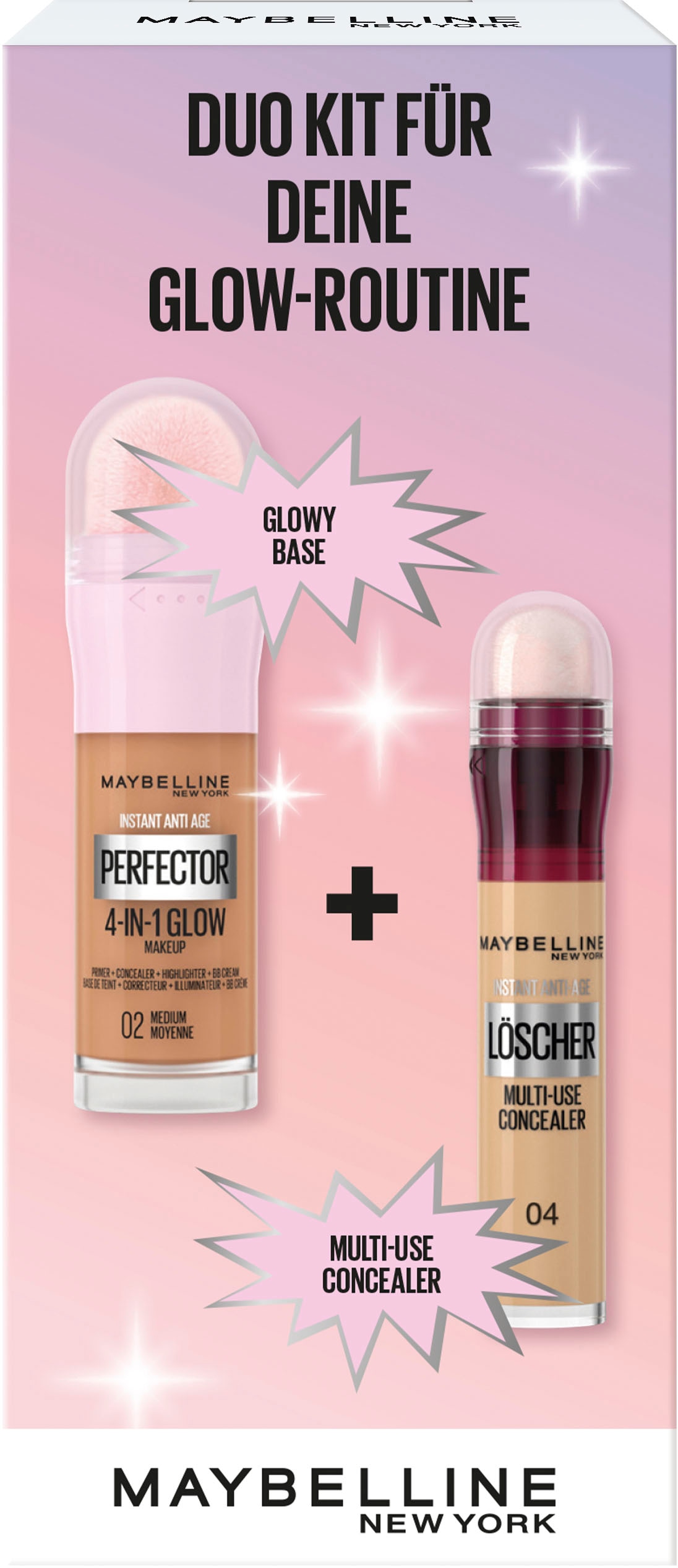 Schmink-Set »Maybelline New York Instant Perfector Glow + Concealer«