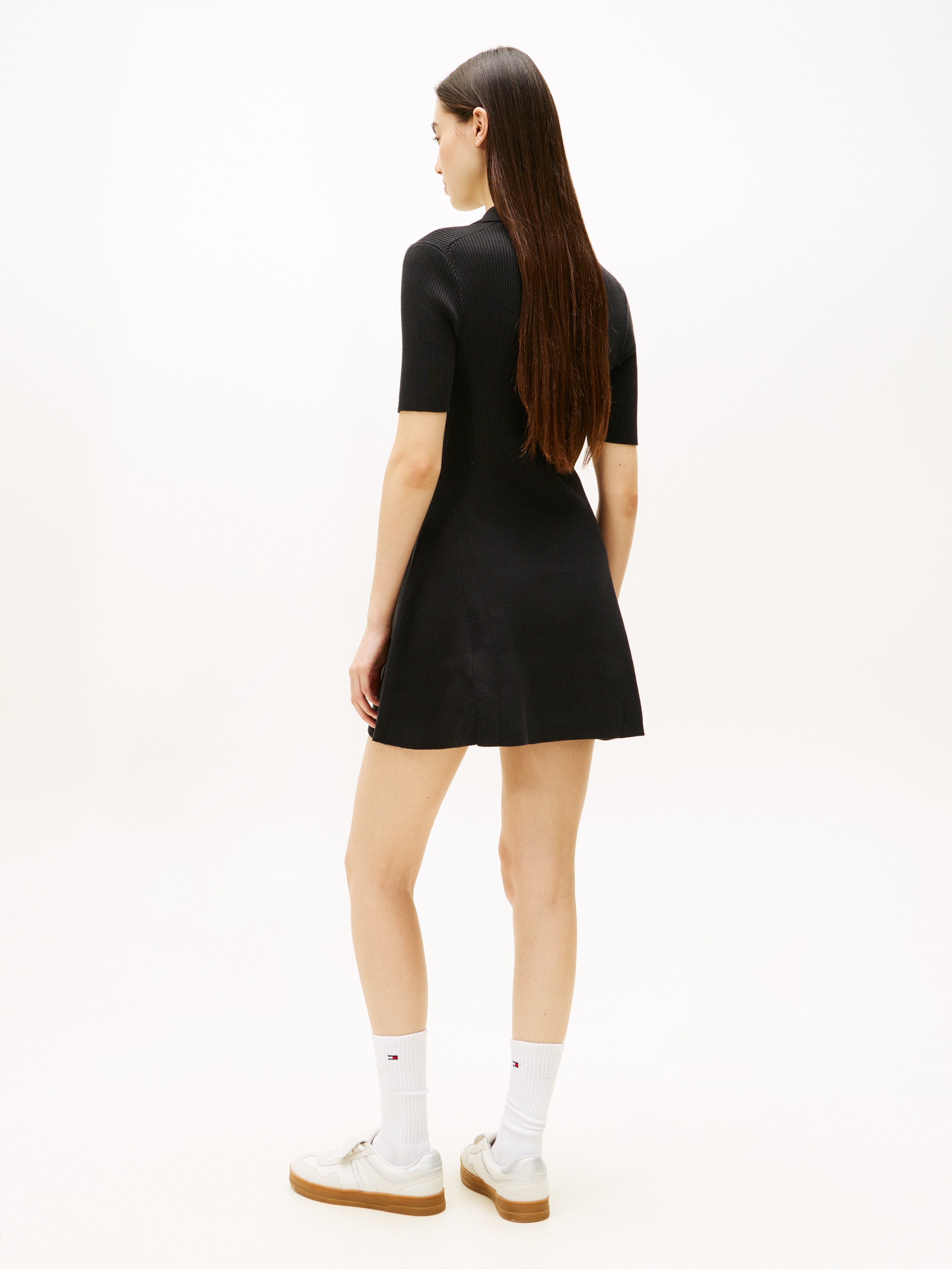 Tommy Jeans Polokleid »TJW F&F SWEATER POLO MINI DRESS«