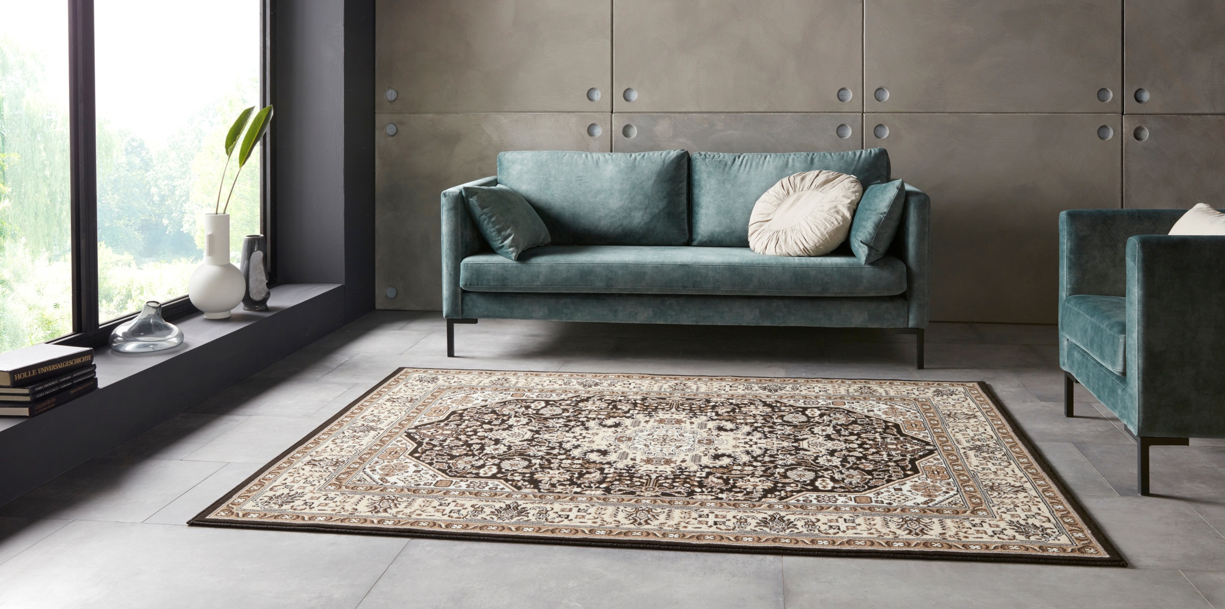 HANSE Home Teppich »Skazar Isfahan«, rechteckig, 9 mm Höhe, Kurzflor, Orient, Läufer, Vintage, Esszimmer, Wohnzimmer, Flur