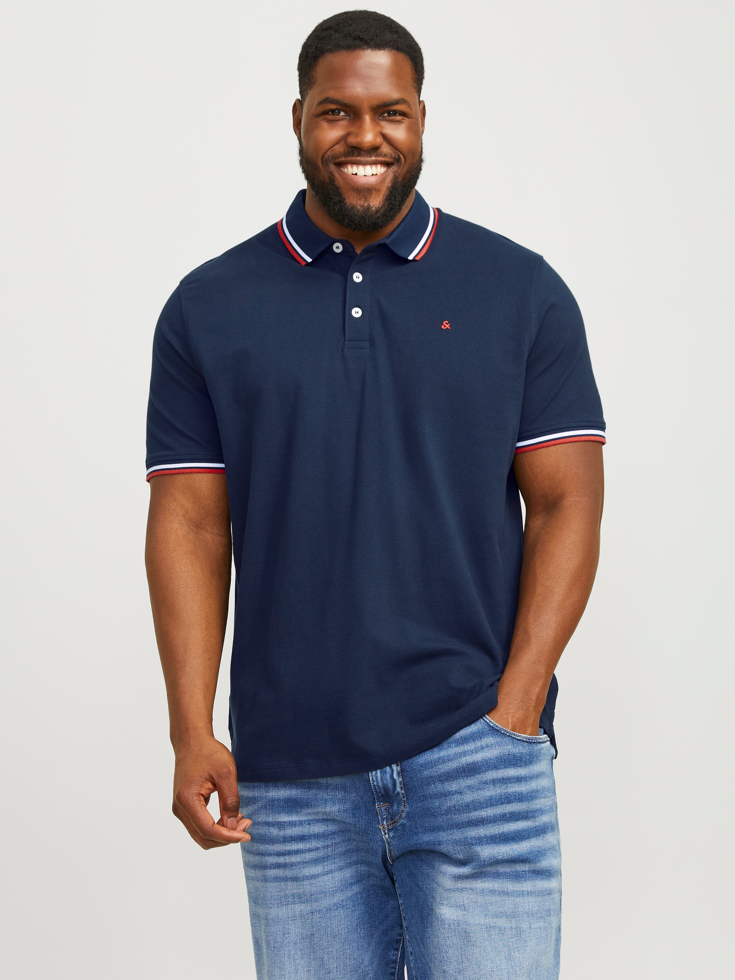 Jack & Jones PlusSize Poloshirt »Paulus Polo«, bis Größe 6XL