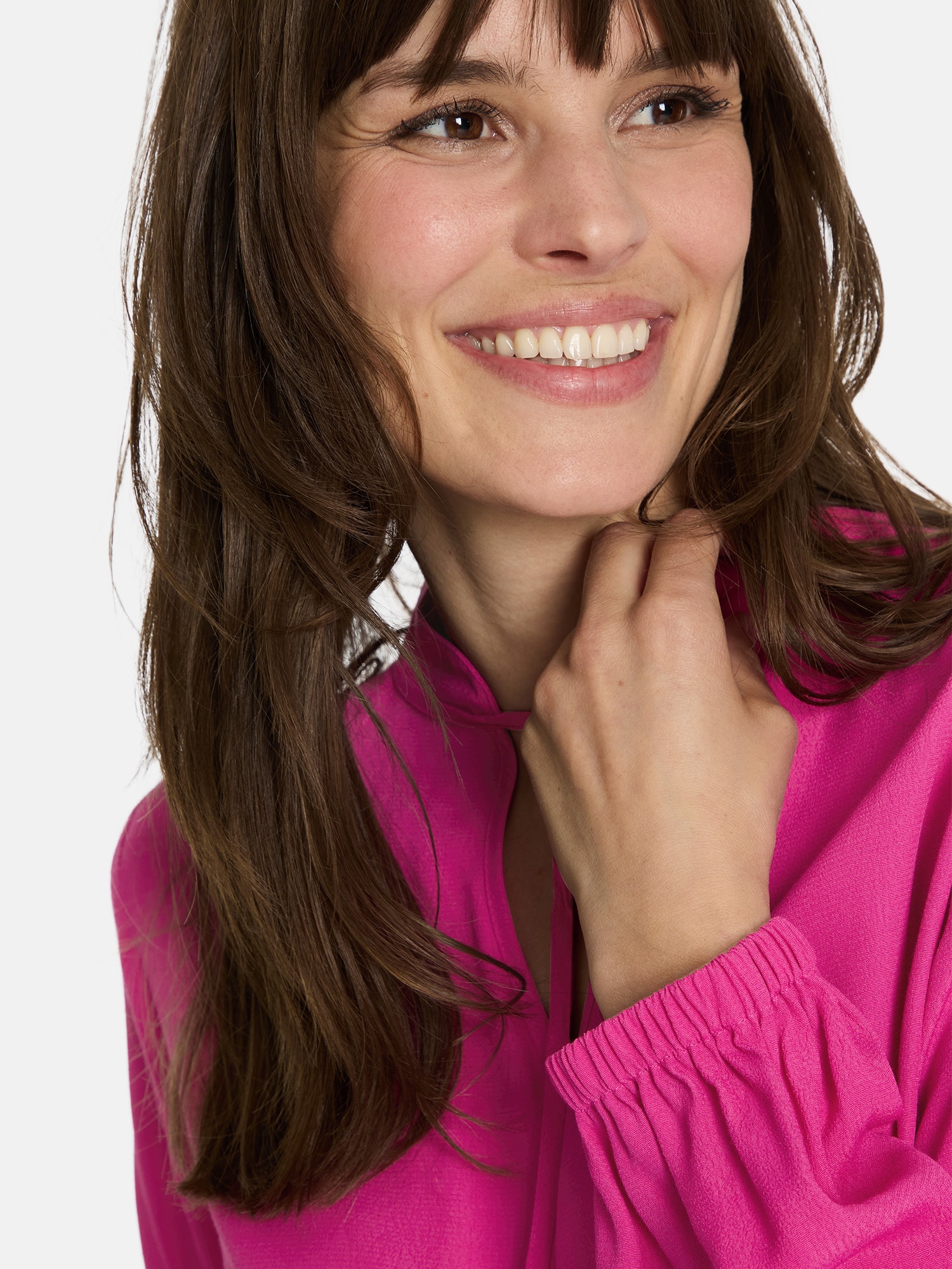 Lieblingsstück Schlupfbluse »RachiL« mit Bindeband am Ausschnitt