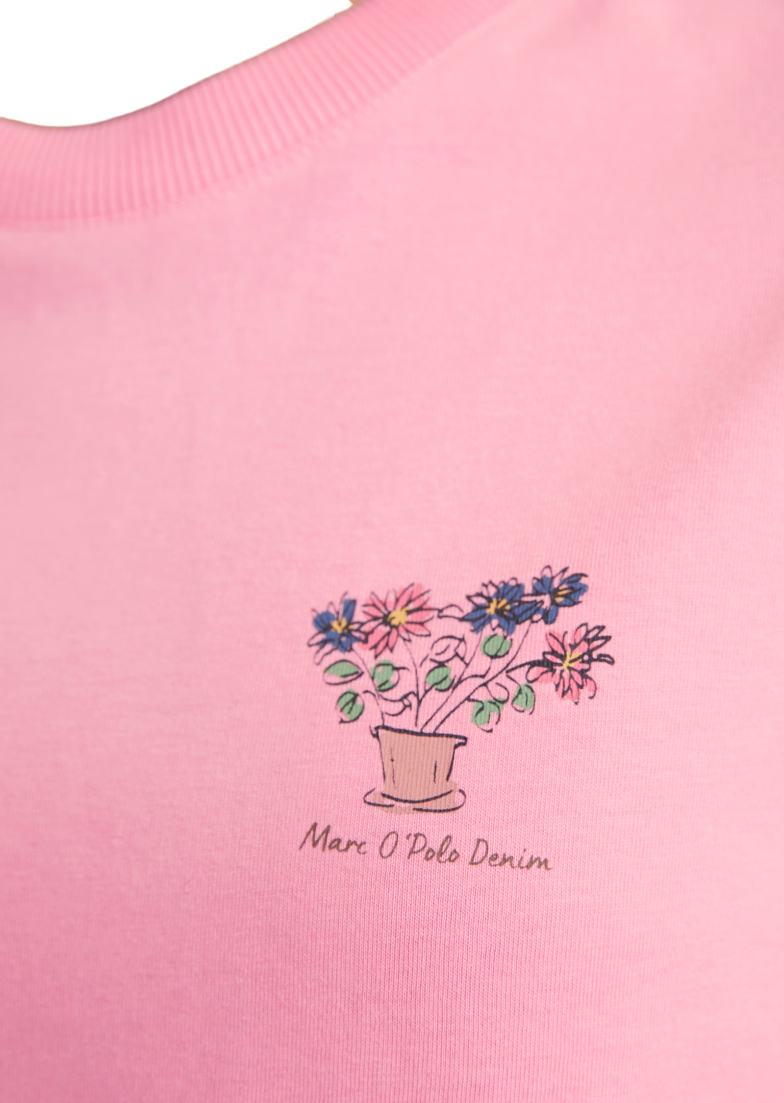 Marc O'Polo DENIM T-Shirt, modischer Print auf der Brust