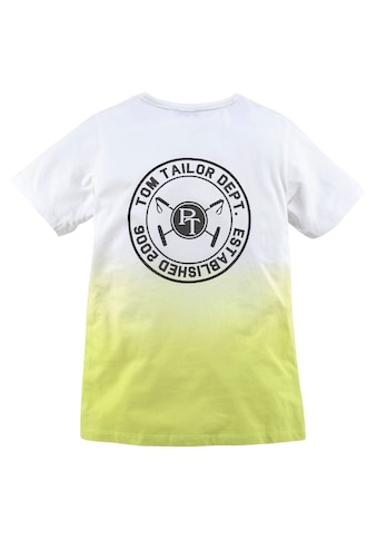 TOM TAILOR Polo Team T-Shirt »Farbverlauf« kaufen