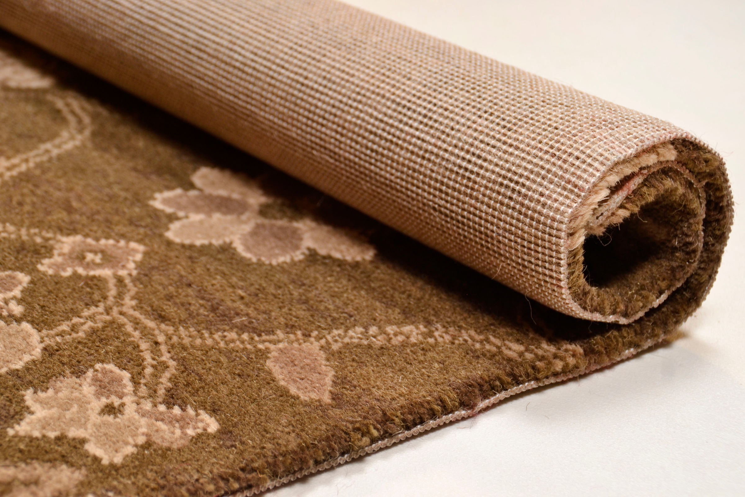 THEKO Teppich »Timeless 1«, rechteckig, 12 mm Höhe, Kurzflor, florales Design, 80% Schurwolle, Wohnzimmer