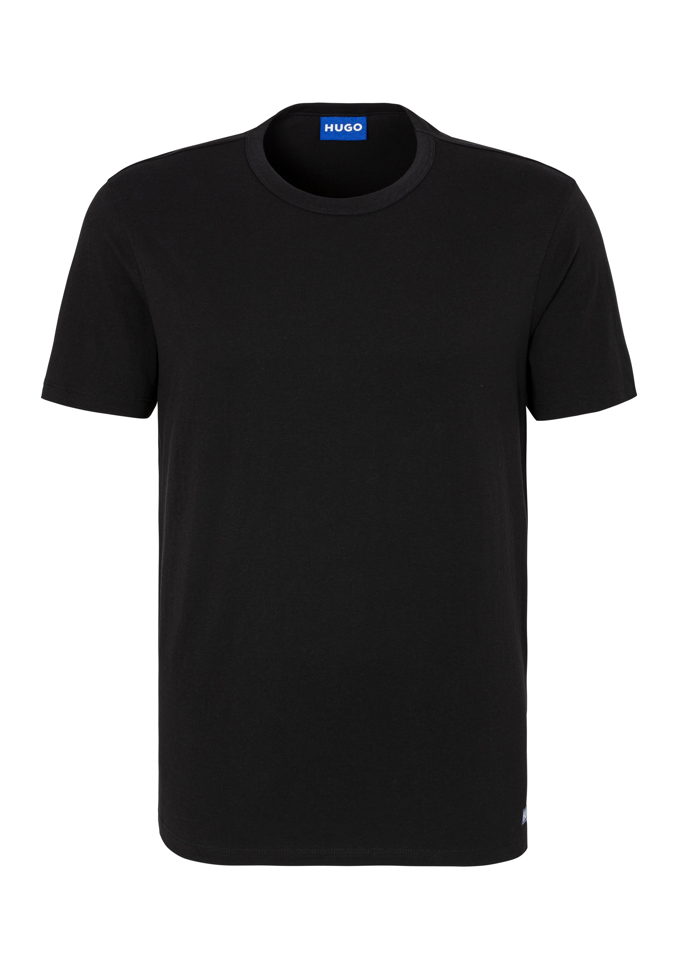 HUGO Blue T-Shirt »BLUE3_Naolo«, (Packung, 2 tlg.), mit kleinem Label am Saum