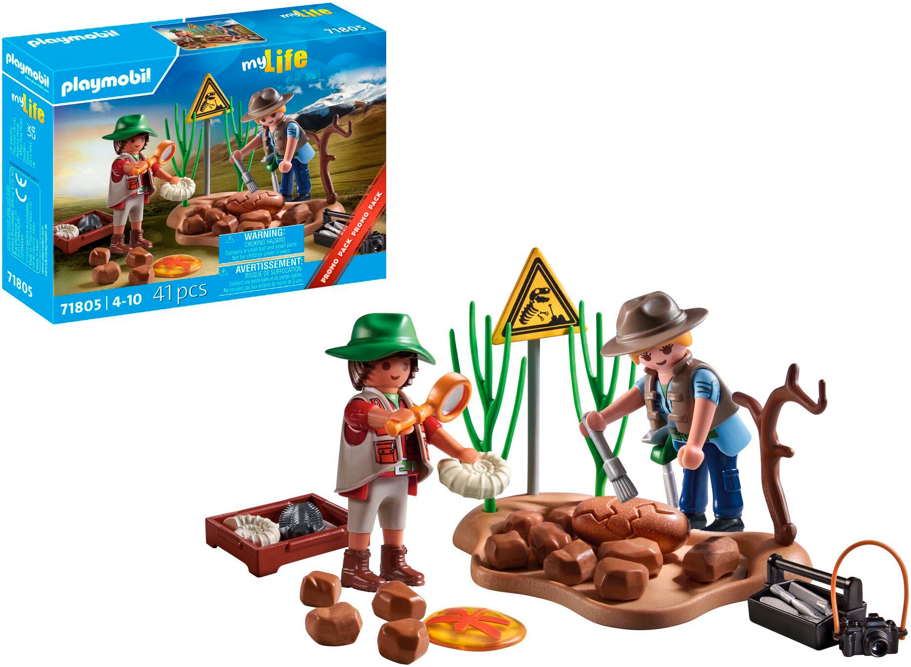 Playmobil® Konstruktions-Spielset »Urzeit-Schatzsuche (71805), Playmobil Wild Life« Made in Europe