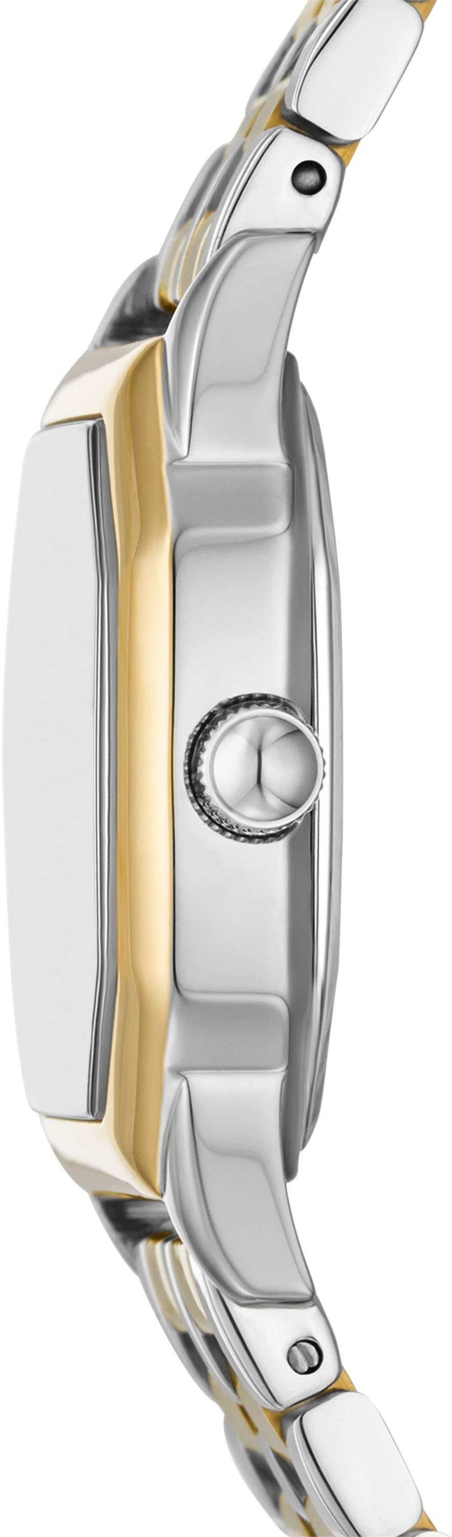 Fossil Quarzuhr »HARLOW«, Armbanduhr, Damenuhr, Edelstahlarmband, analog