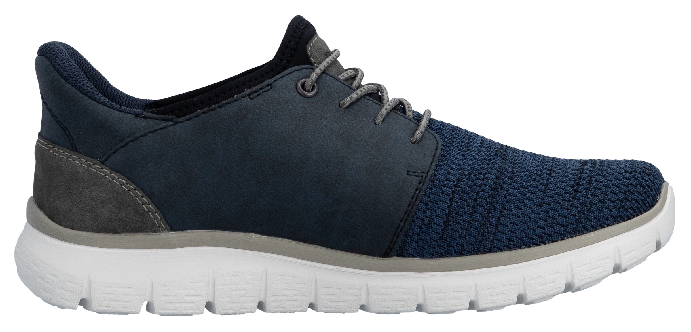 Rieker Slip-On Sneaker  , Freizeitschuh, Halbschuh, Schlupfschuh, gepolsterter Fersenabschluss