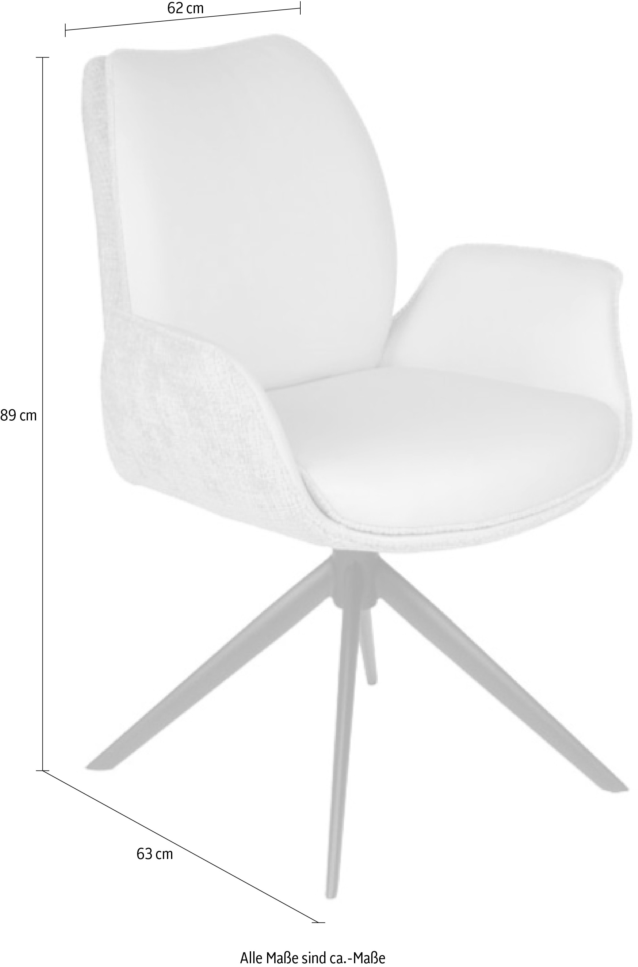 Home affaire Esszimmerstuhl »Sorrento« (Set) 2 Stk.Drehstuhl Sorrento