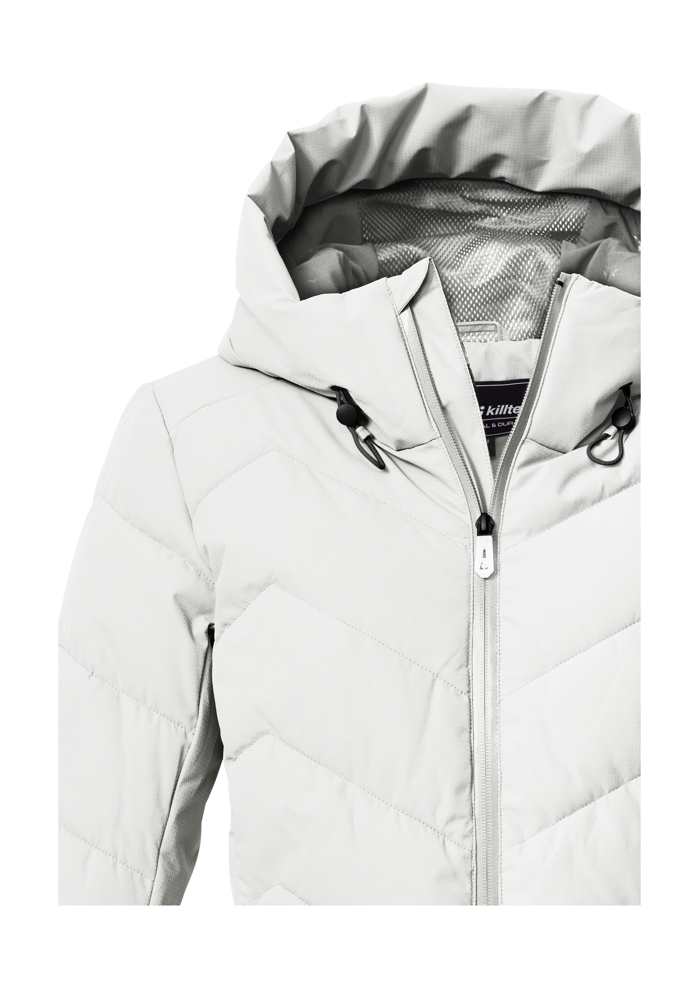 Killtec Skijacke »KSW 31 WMN SKI QLTD JCKT«, Winddichte, wasserabweisende Skijacke mit Daunenoptik und Schneefang