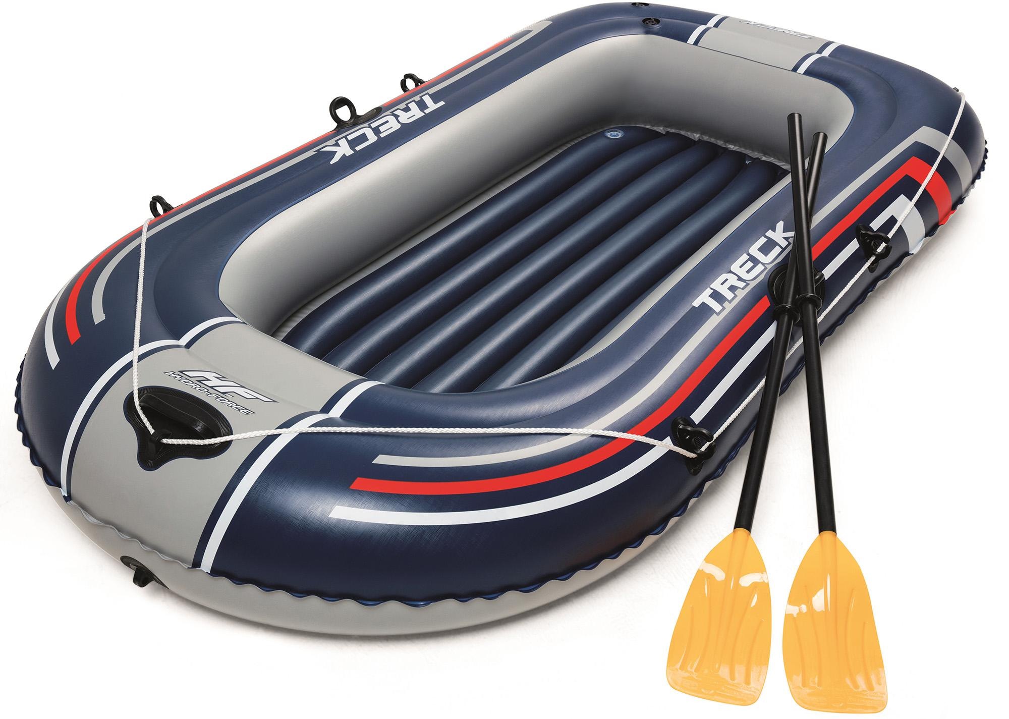 Bestway Schlauchboot »Hydro-Force Schlauchboot-Set Treck X1«, (mit 2 Paddeln und Luftpumpe)