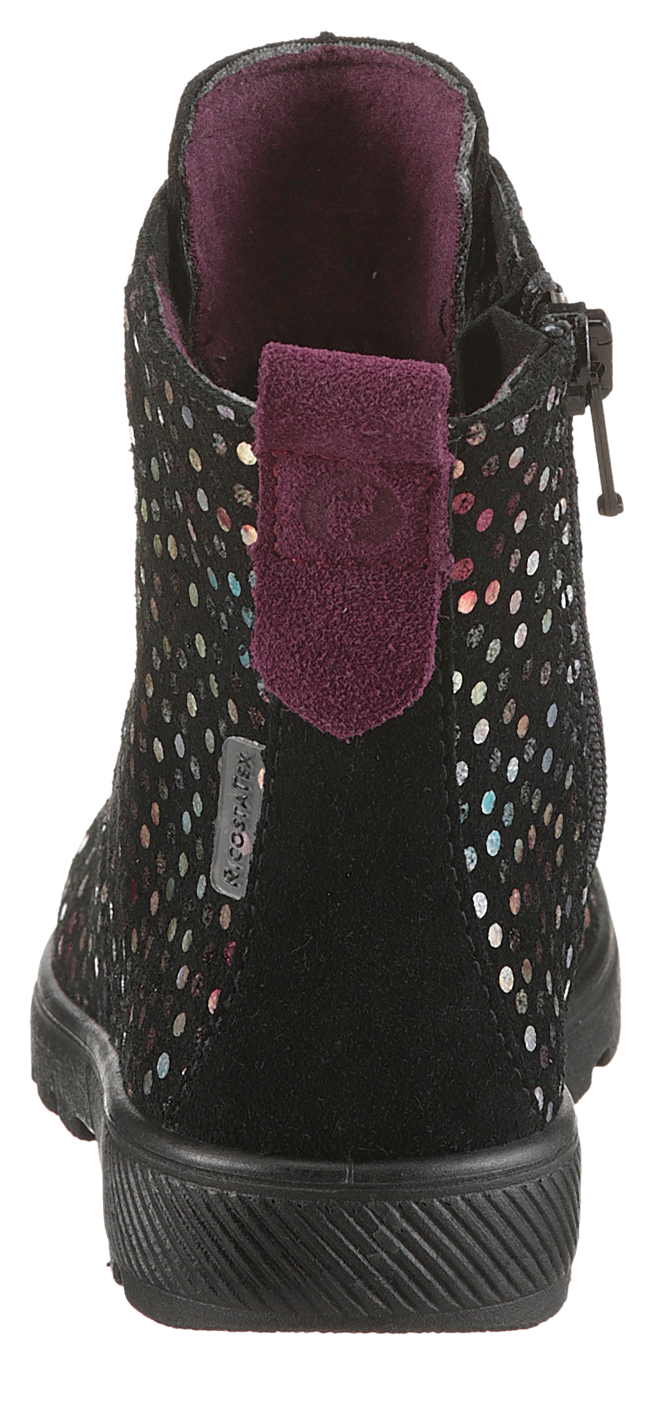 Ricosta Schnürboots »Anni WMS: normal«  Glitzerschuh mit TEX-Ausstattung, Größenschablone zum Download