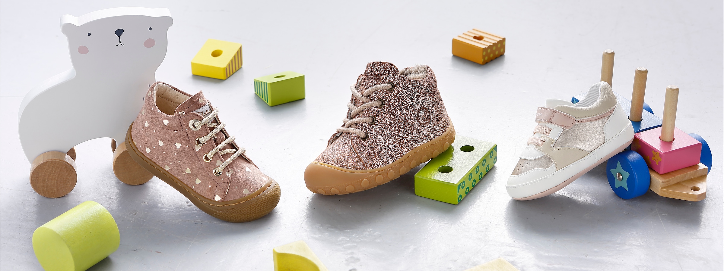 Naturino Lauflernschuh »COCOON«, Barfußschuh mit Wechselfußbett, Größenschablone zum Download