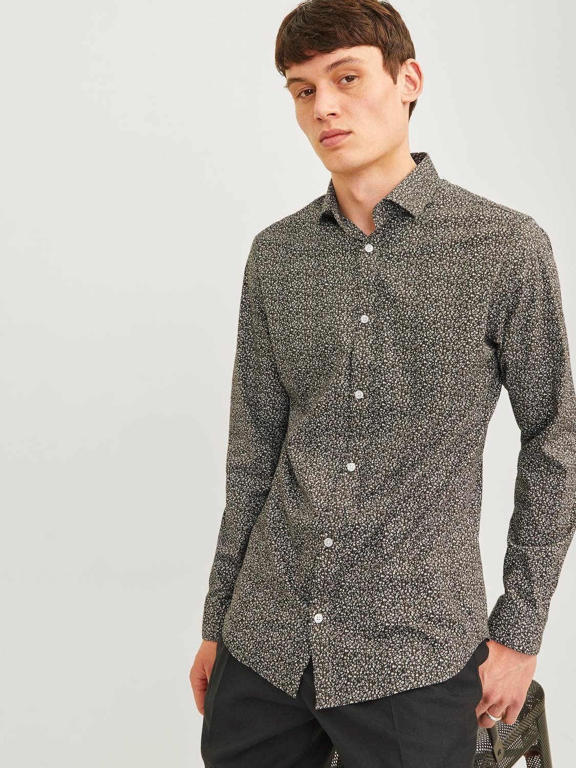 Jack & Jones Langarmhemd »JPRBLABLACKPOOL STRETCH LS SHIRT SN«