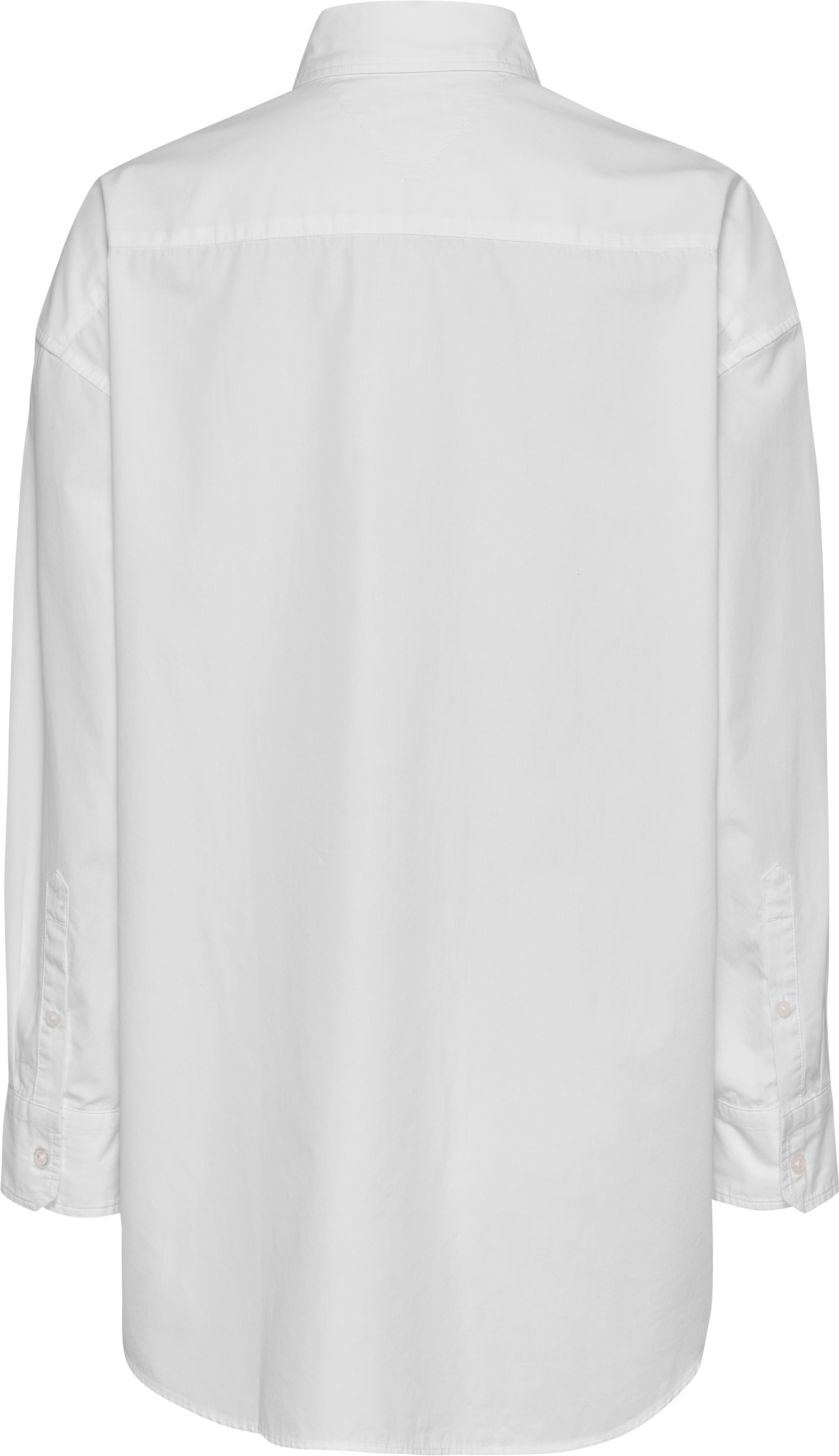 Tommy Jeans Hemdbluse »TJW OVS BADGE POPLIN SHIRT EXT«, mit Brusttasche, mit Logostickerei
