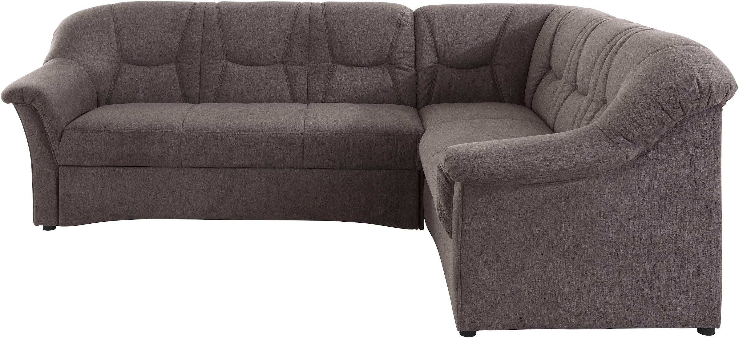 DOMO collection Ecksofa »Sarafina zeitlos und komfortabel, optional mit Federkern, L-Form«, wahlweise mit Bettfunktion