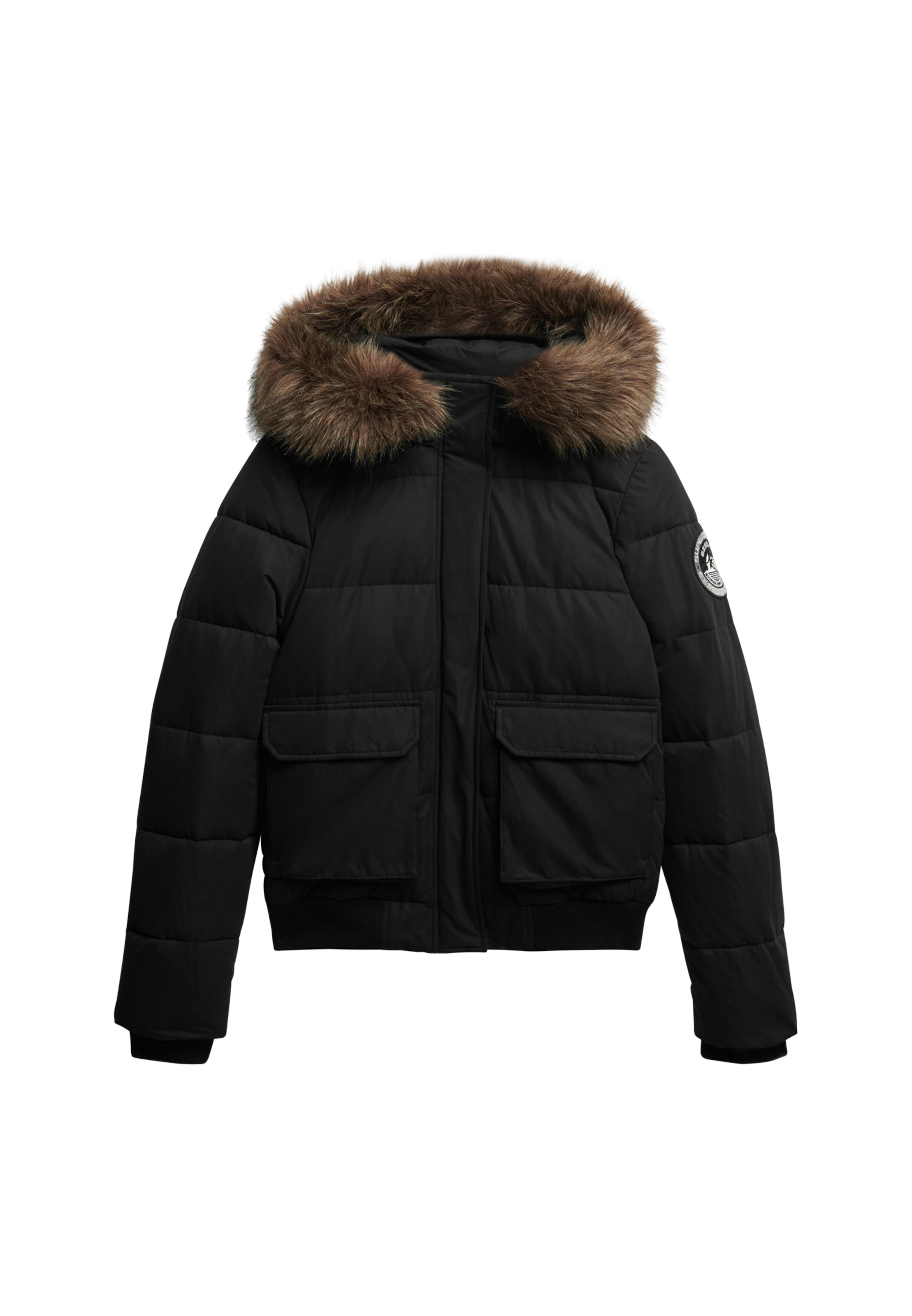 Superdry Steppjacke »EVEREST ELLA BOMBER« mit Kapuze Kunstfaser, regular fit