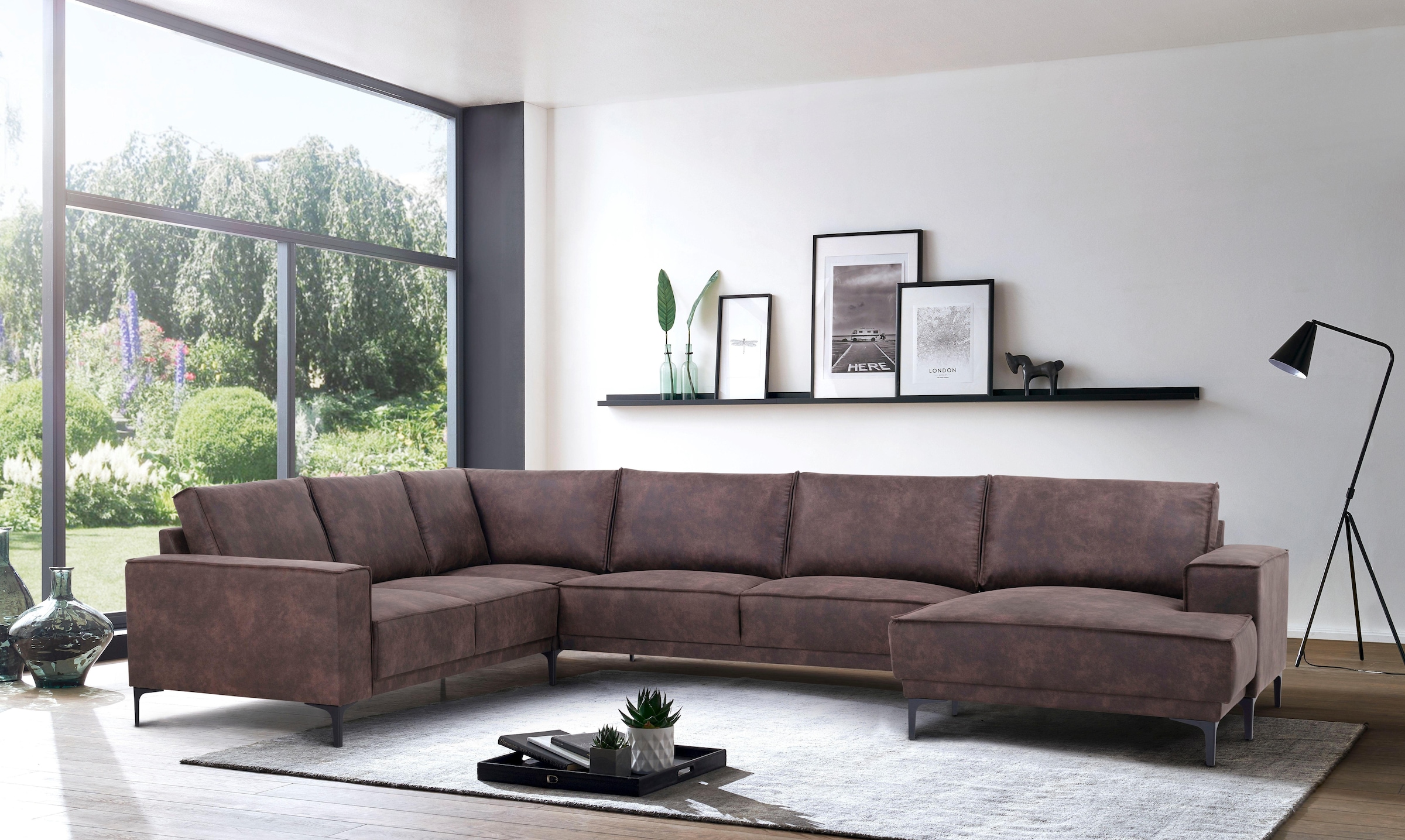 Places of Style Wohnlandschaft »Oland«, U-Form, im zeitlosem Design und hochwertiger Verabeitung