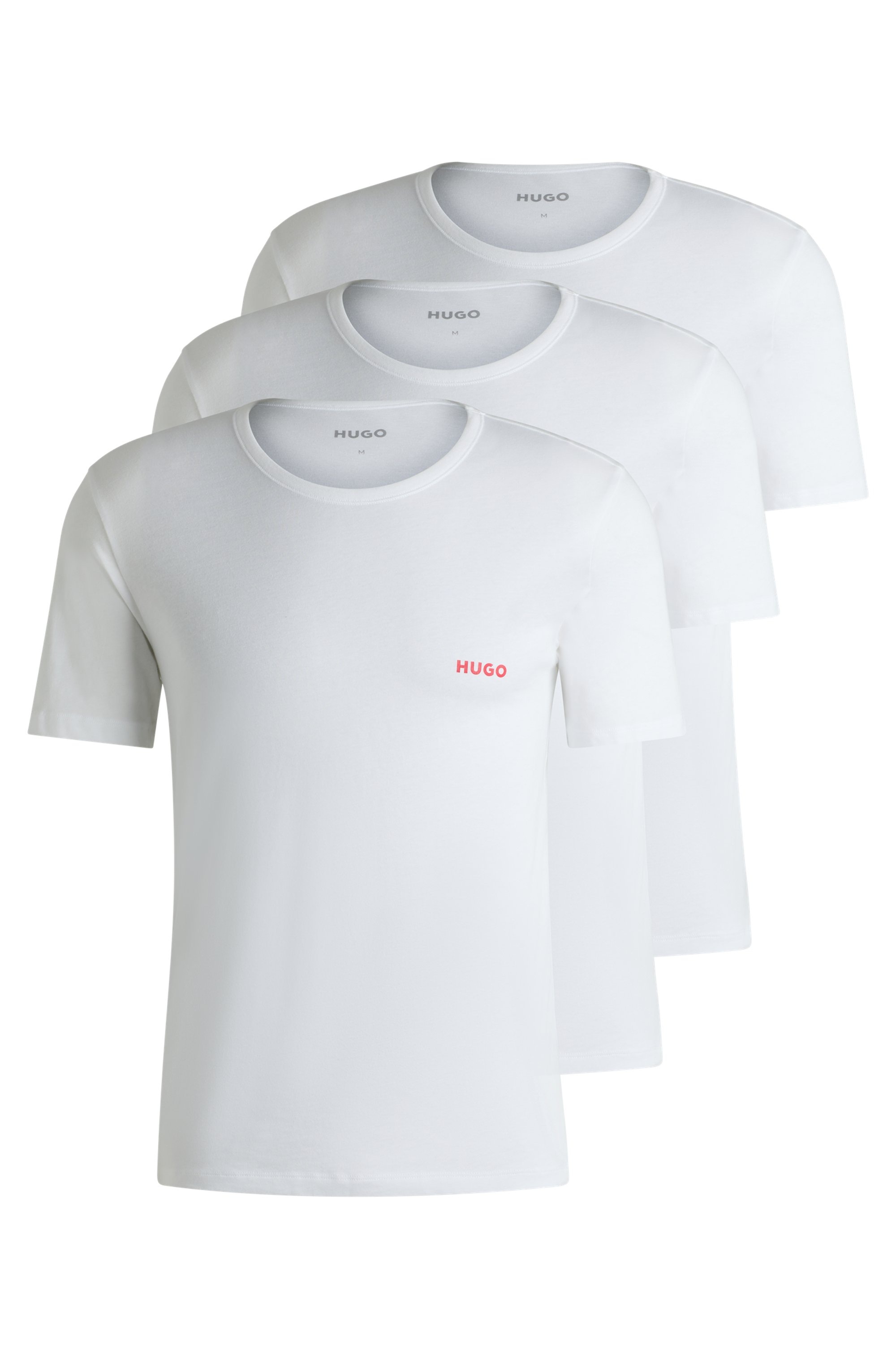 HUGO Underwear T-Shirt »RN TRIPLET P«, (3 tlg.)