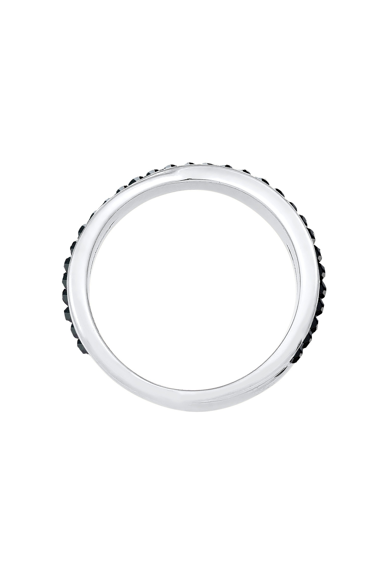 Elli Silberring »Ring Wickelring Zart Kristalle 925 Silber«