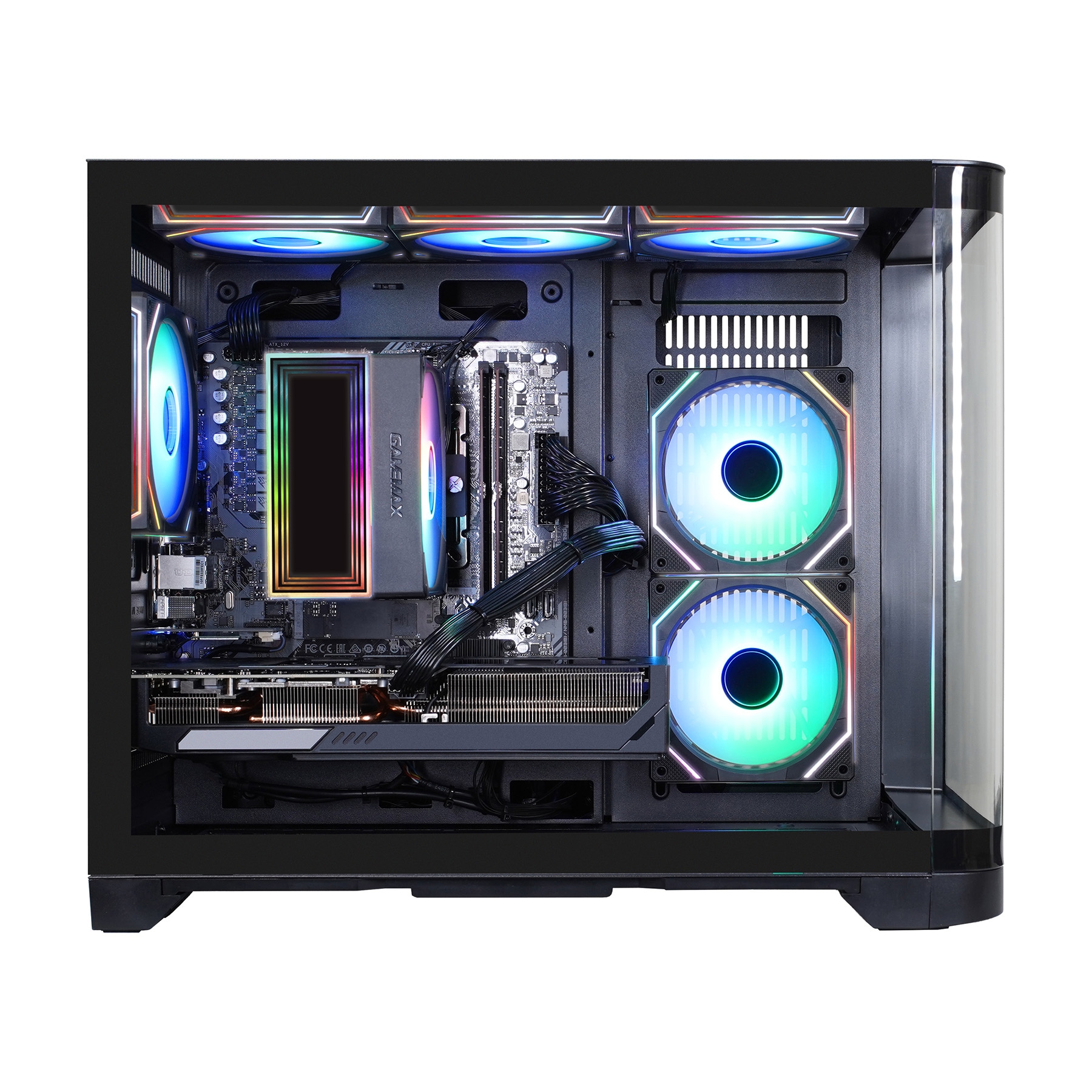 GAMEMAX Gaming-PC »HYPE-M BK 8013 AMD Ryzen 5 9600X 16GB DDR5 1TB SSD RX 9070« Windows 11, DDR5 RAM