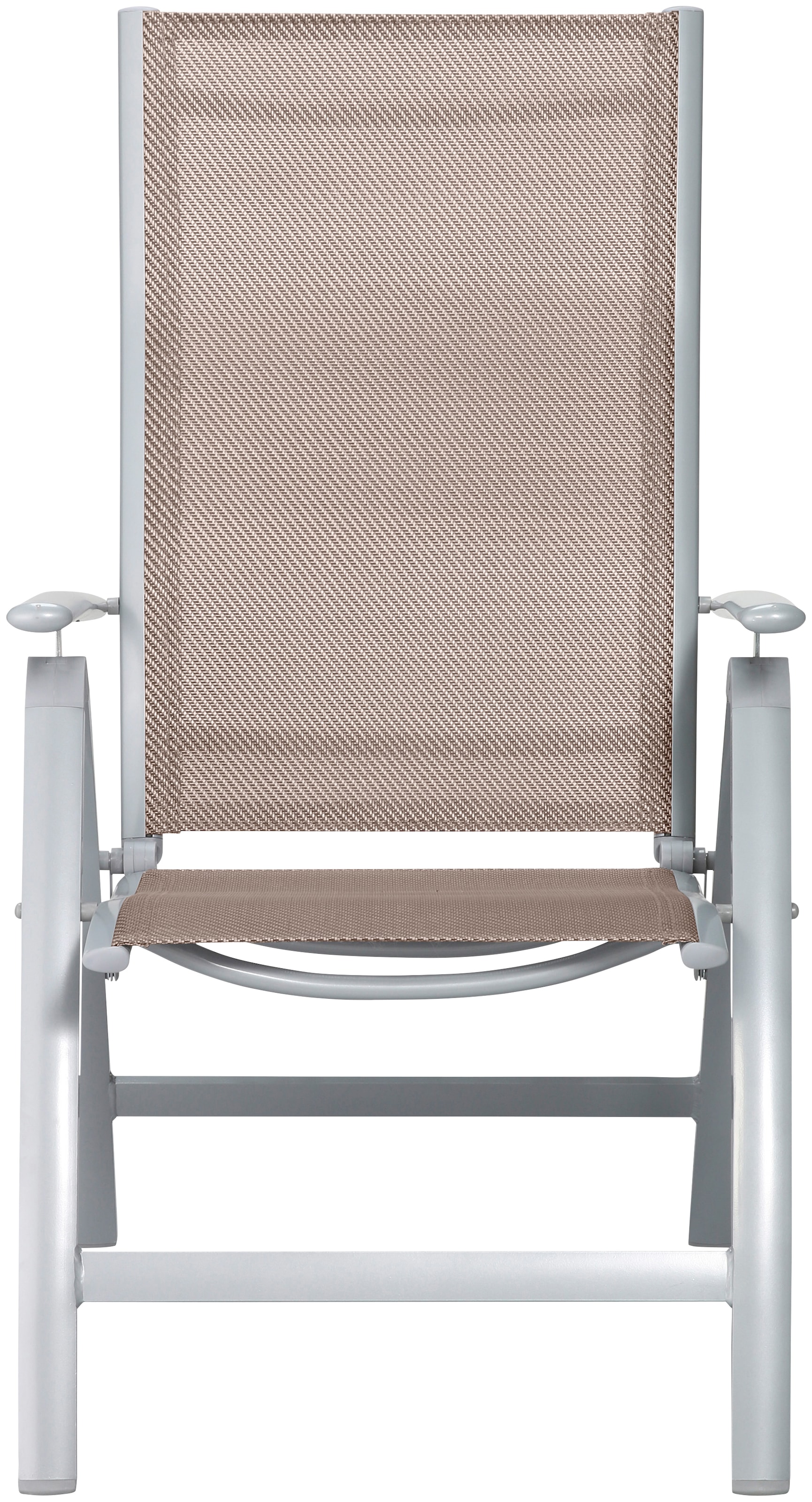 MERXX Garten-Essgruppe »Amalfi«, (9 tlg.), 8 Hochlehner, Tisch ausziehbar 100x180-240 cm, Alu/Textil