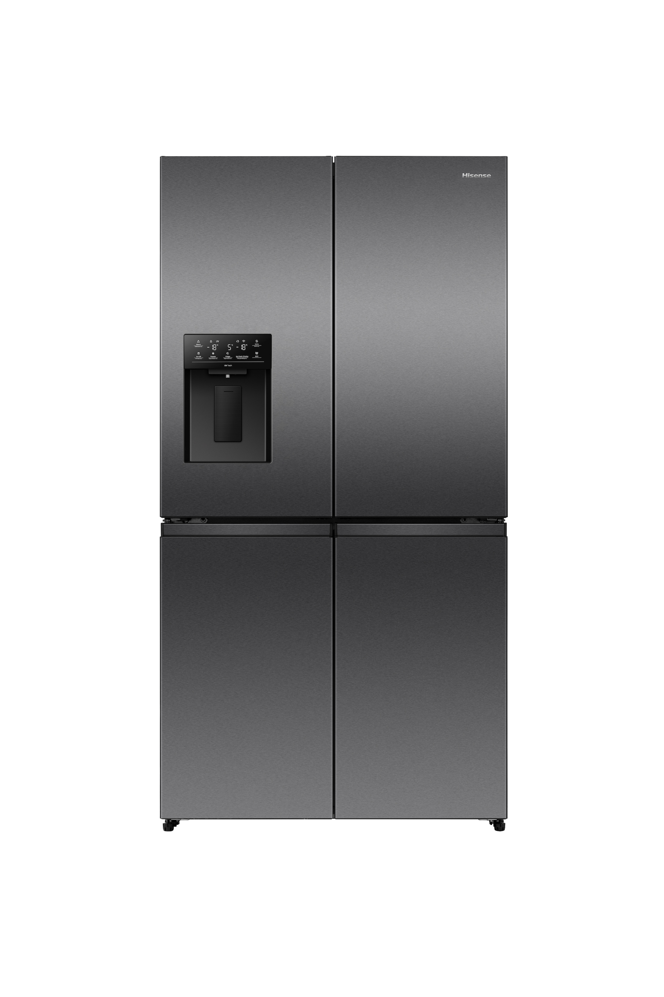 Hisense RQ5P640SYKD side-by-side refrigerator Freestanding 640 L Black