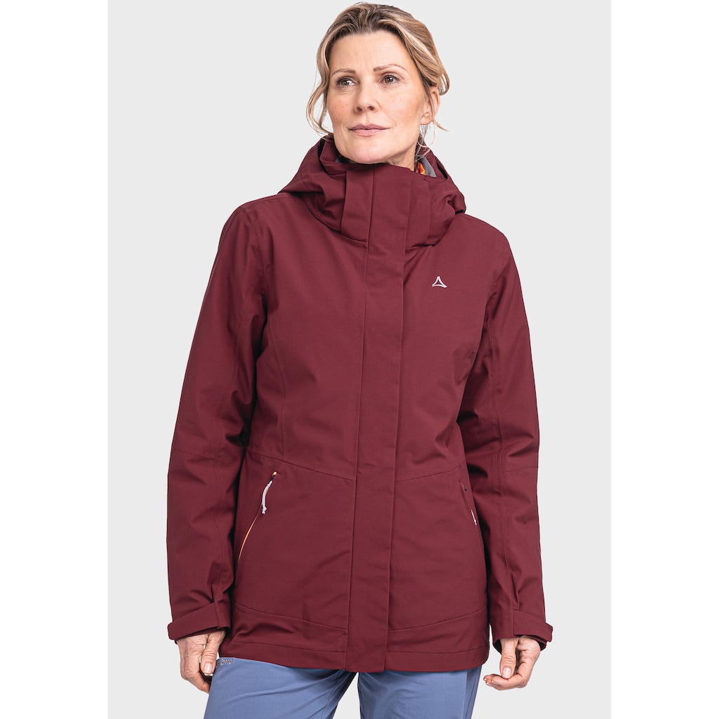 Schöffel Doppeljacke »3in1 Jacket Auerspitz L«, mit Kapuze