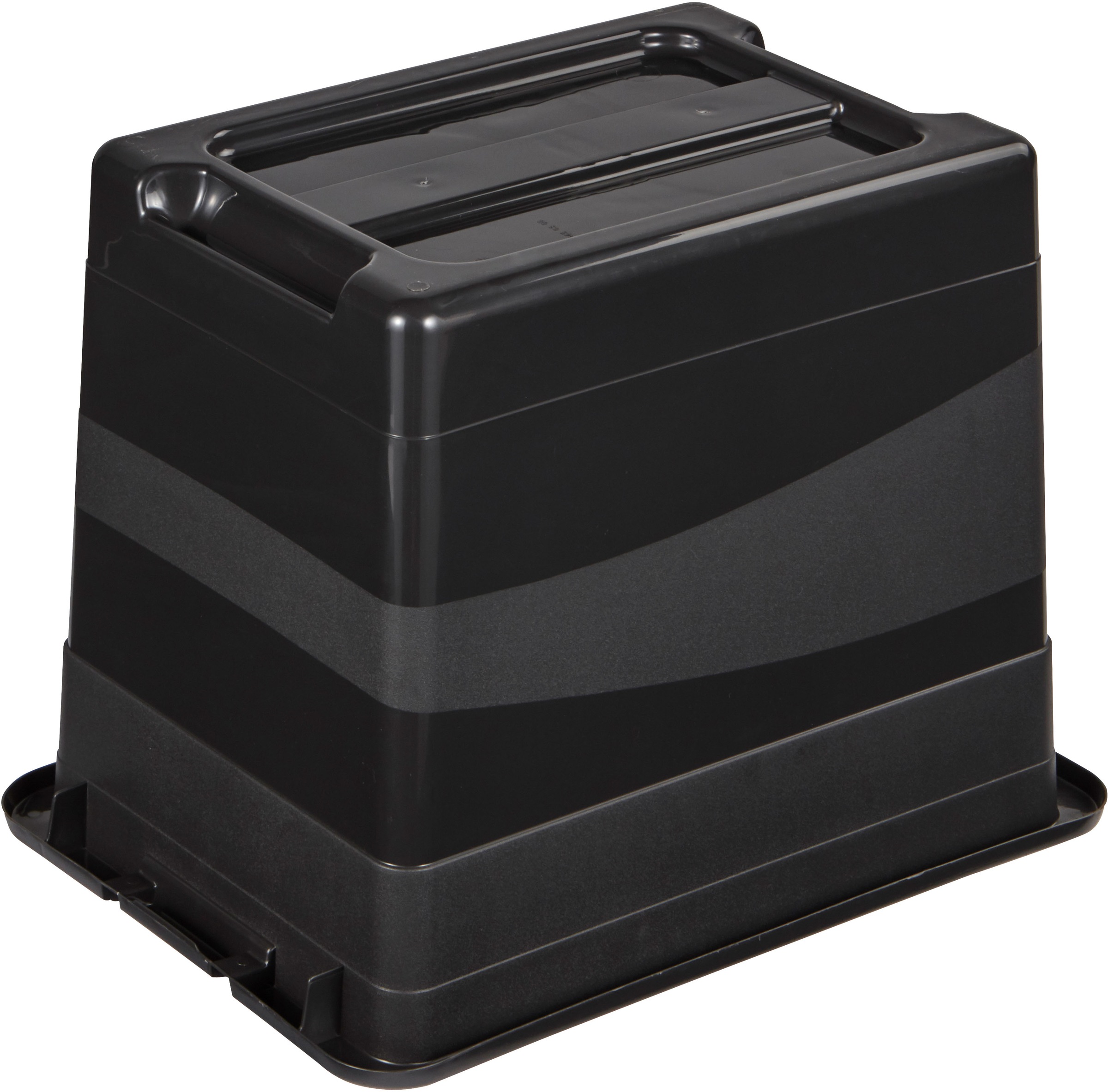 keeeper Transportbehälter »eckhart, 3er Set Transporbox, 24 L, 39,5 x 29,5 x 30 cm« 29,5 cm breit 30 cm hoch 39,5 cm lang Set, 3 Stk. tlg. seitl. Clips, Griffe am Boden, stoßfeste Seitenwände, robuster Deckel