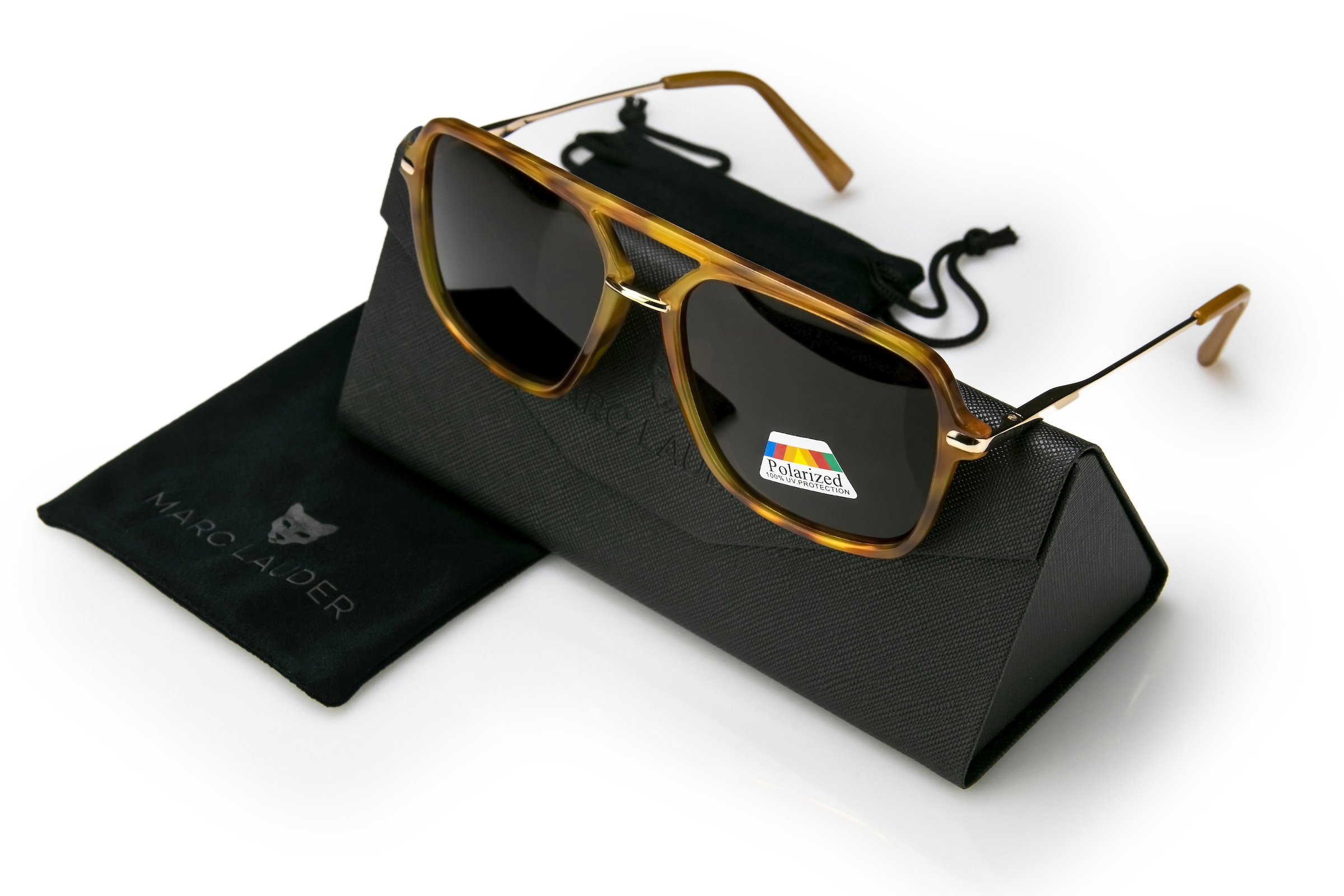 MARC LAUDER Sonnenbrille »MA08-03« 3: dunkles Glas, starke Sonneneinstrahlung