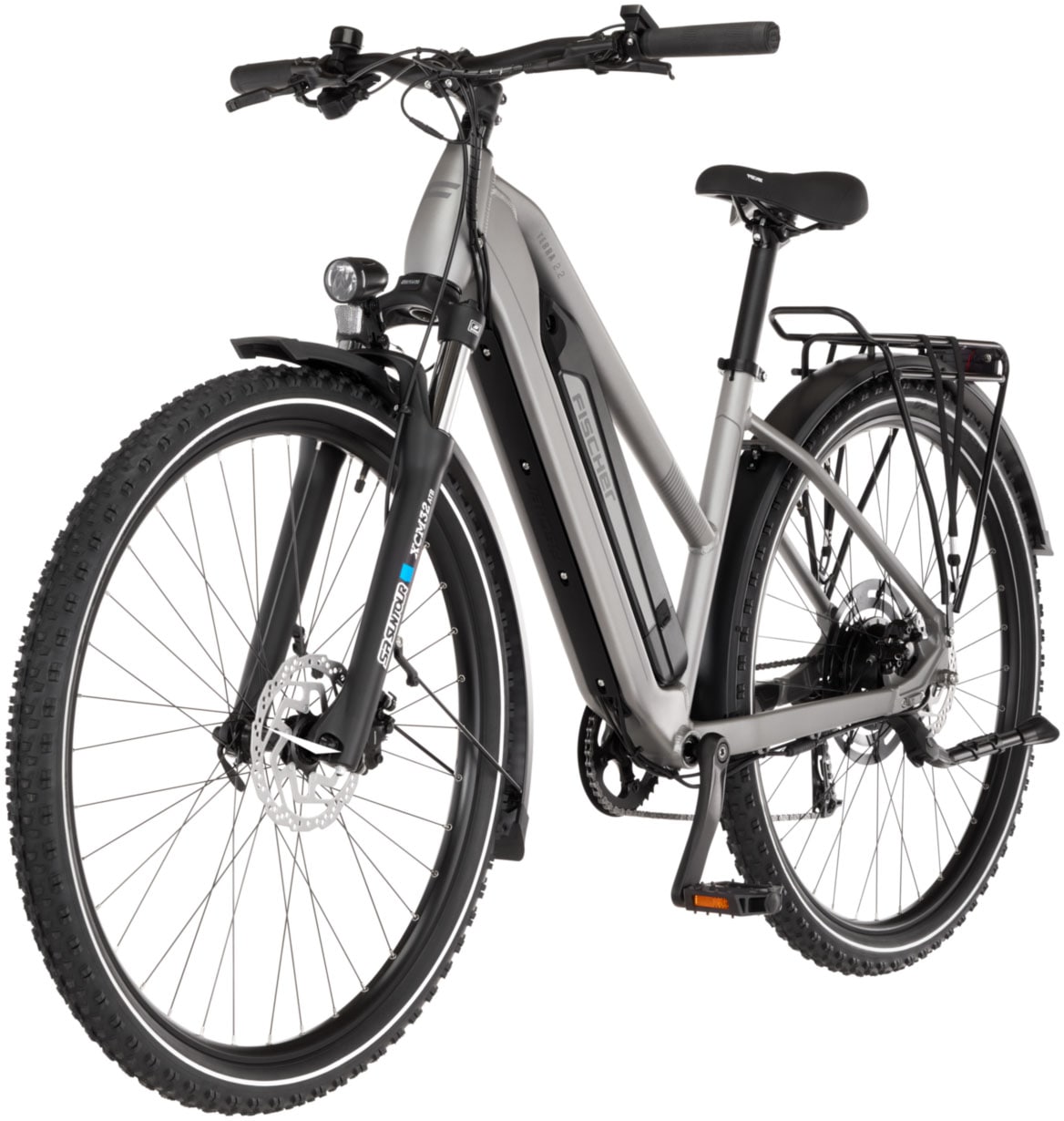 FISCHER Fahrrad »TERRA 2.2 688 ACTIVE« 8 Gang Shimano ACERA Schaltwerk Heckmotor mit Akku-Ladegerät | mit Werkzeug,  Pedelec, Elektrofahrrad für Damen und Herren
