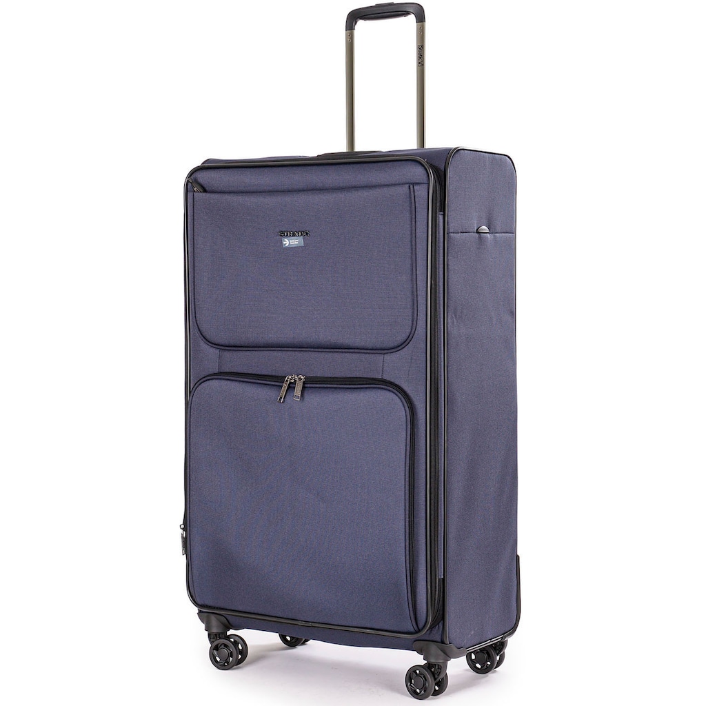 Stratic Weichgepäck-Trolley »Bendigo Light + L, navy«, 4 Rollen