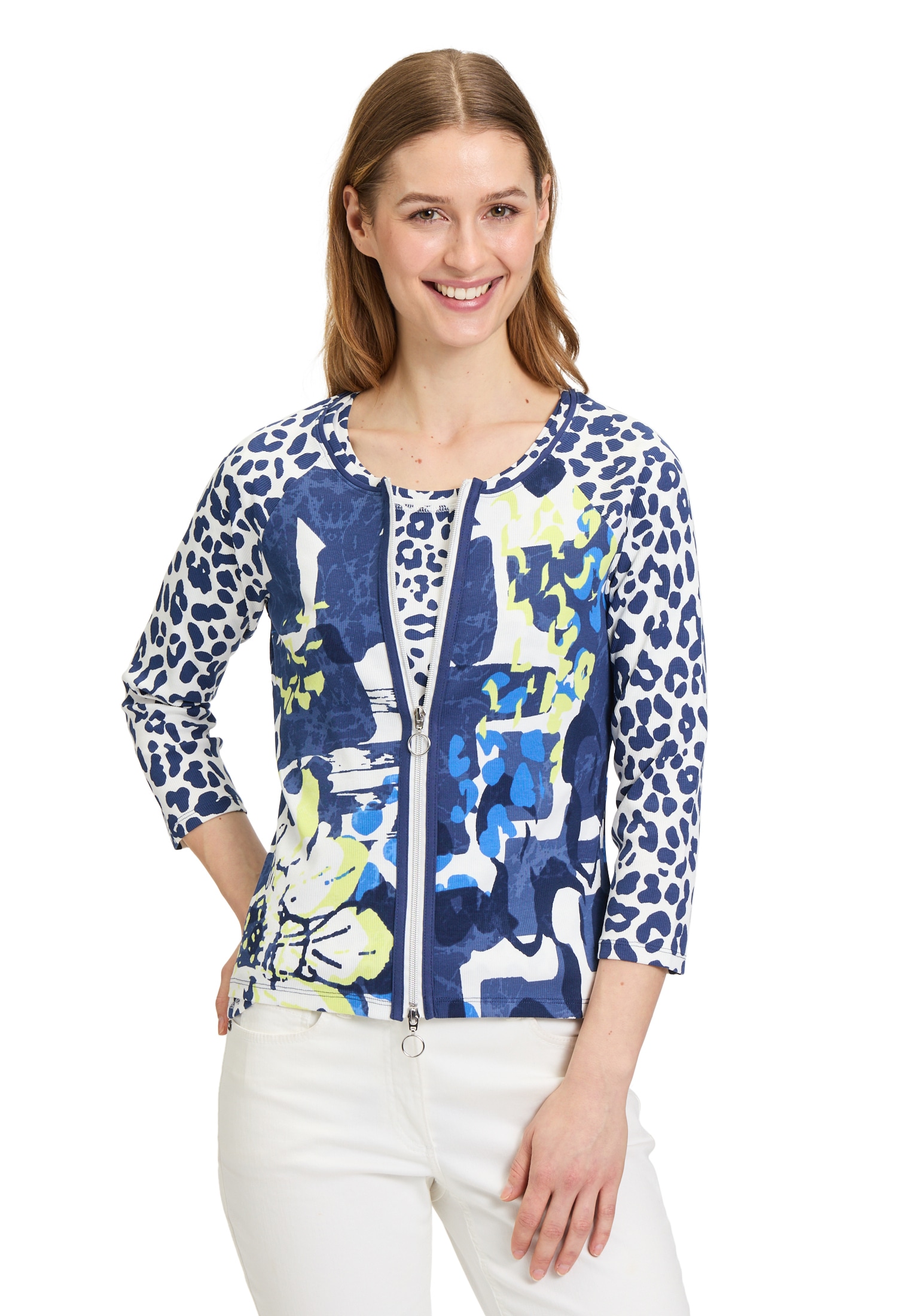 Betty Barclay T-Shirt »Shirtjacke mit Rippenstruktur«