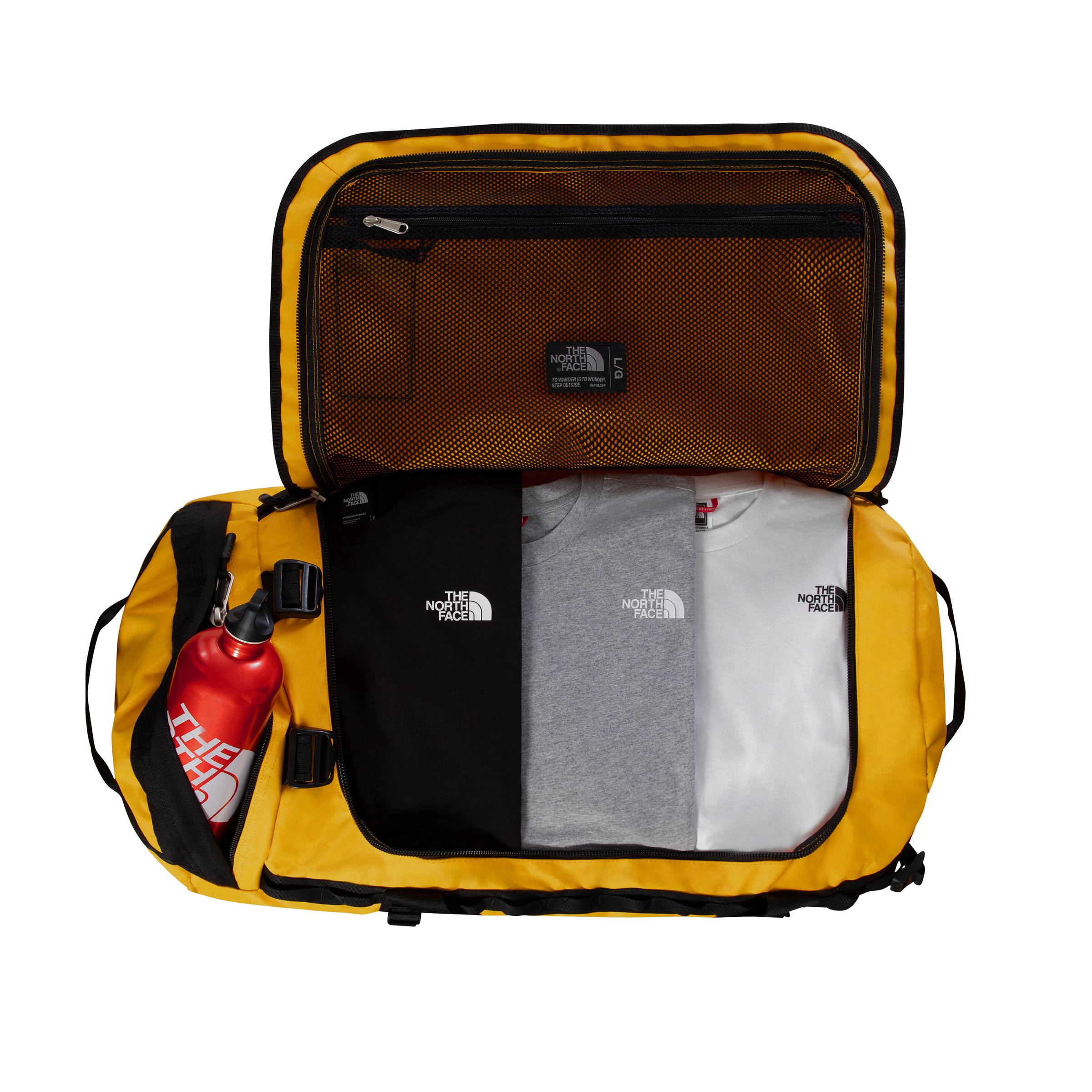 The North Face Sporttasche »BASE CAMP DUFFEL - L«, (1 tlg.), 95 Liter Volumen