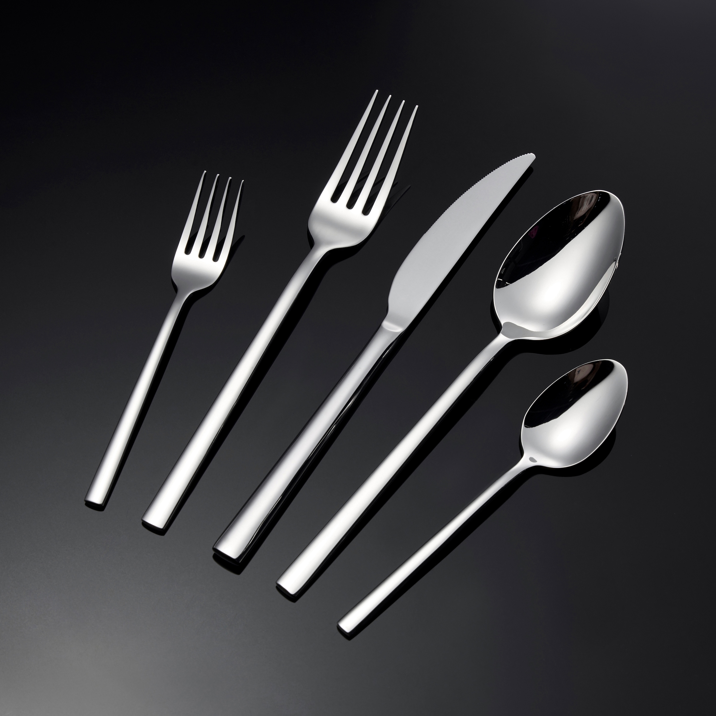 Hanseatic Besteck-Set »SMART, wahlweise in glänzender oder matter Optik« leichtes und minimalistisches Design