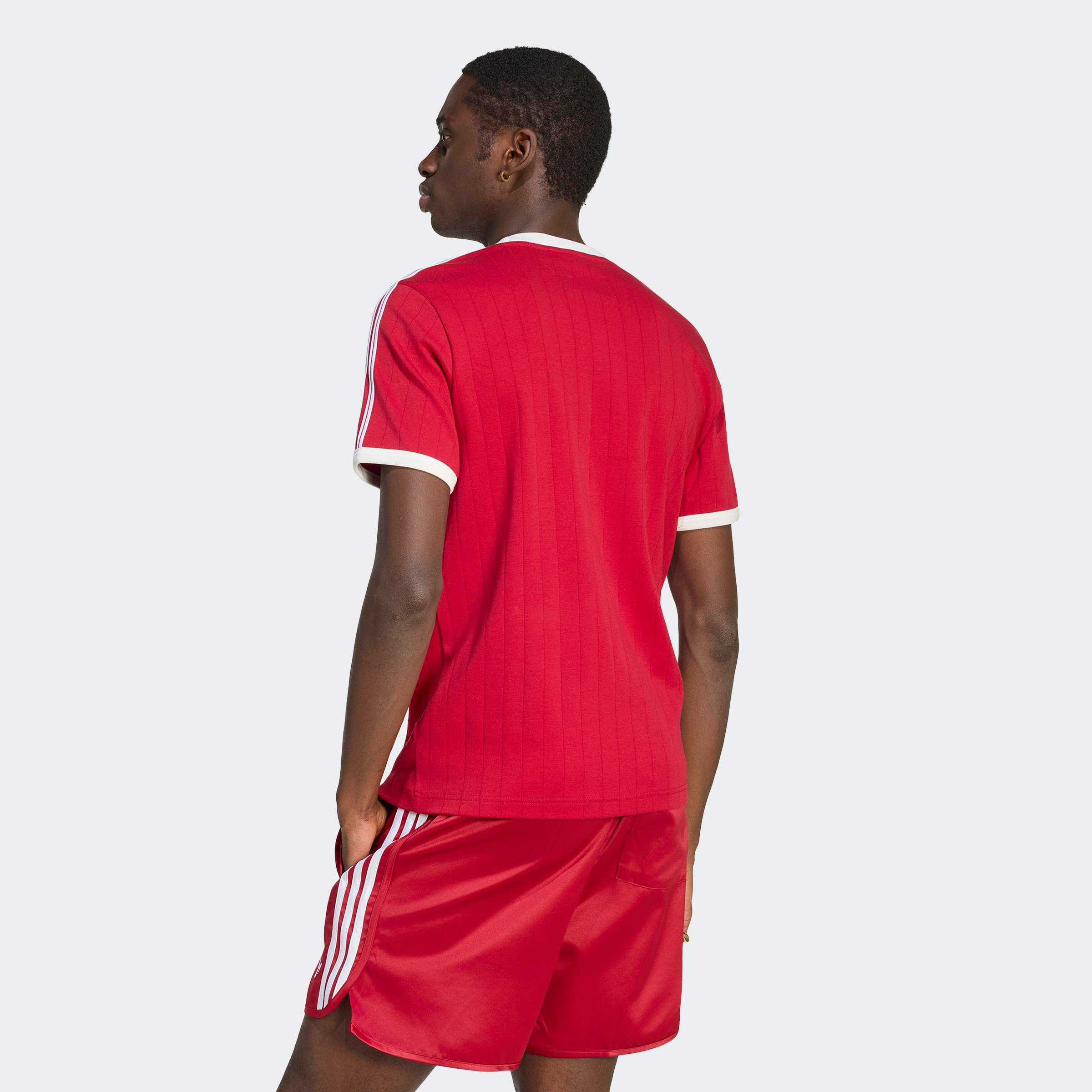 adidas Originals T-Shirt »DROP NEEDLE 3-STREIFEN« für Erwachsene, mit sportlichem Stil, in normaler Länge, Kurzarmdesign