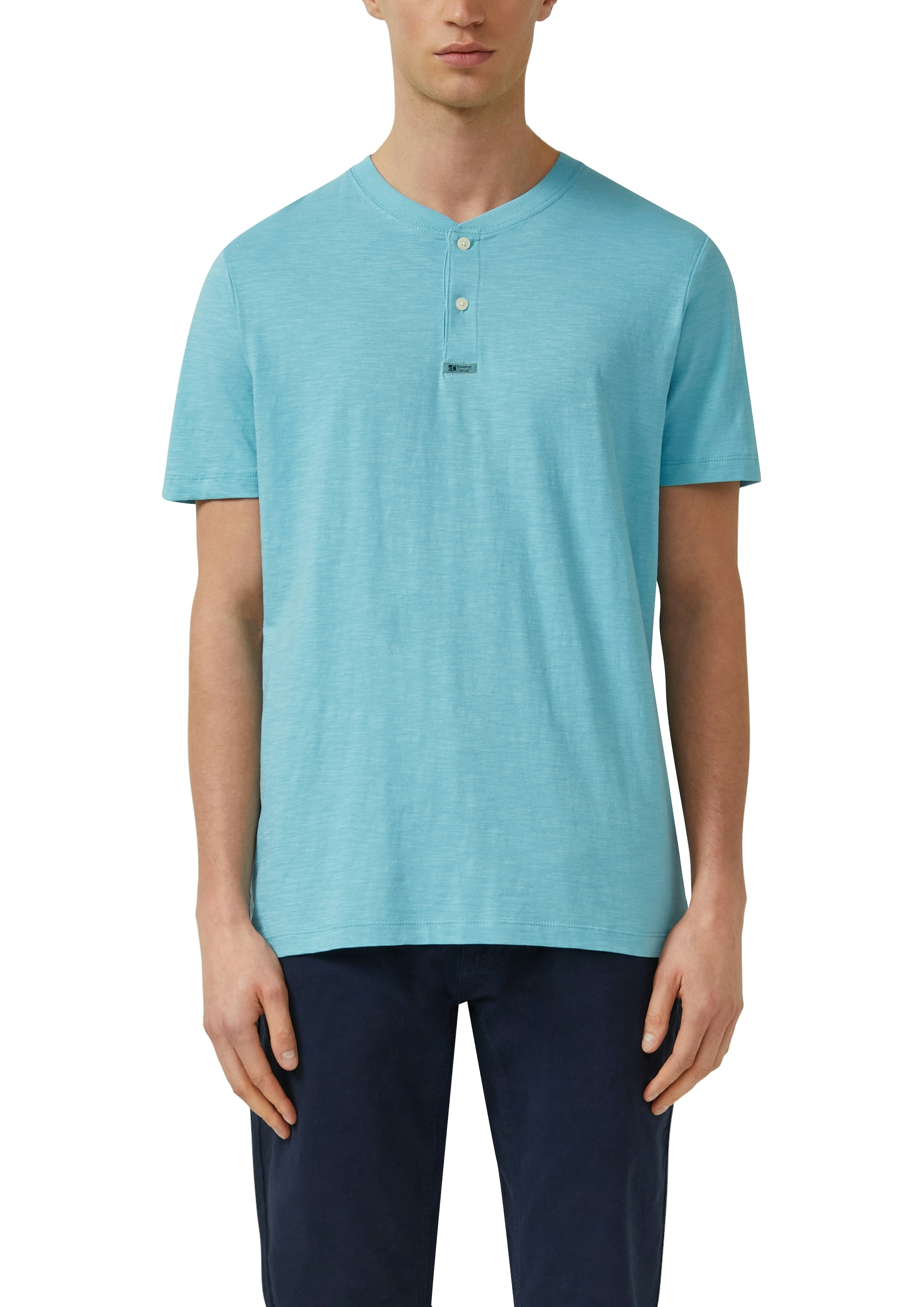 s.Oliver T-Shirt mit Henley Kragen
