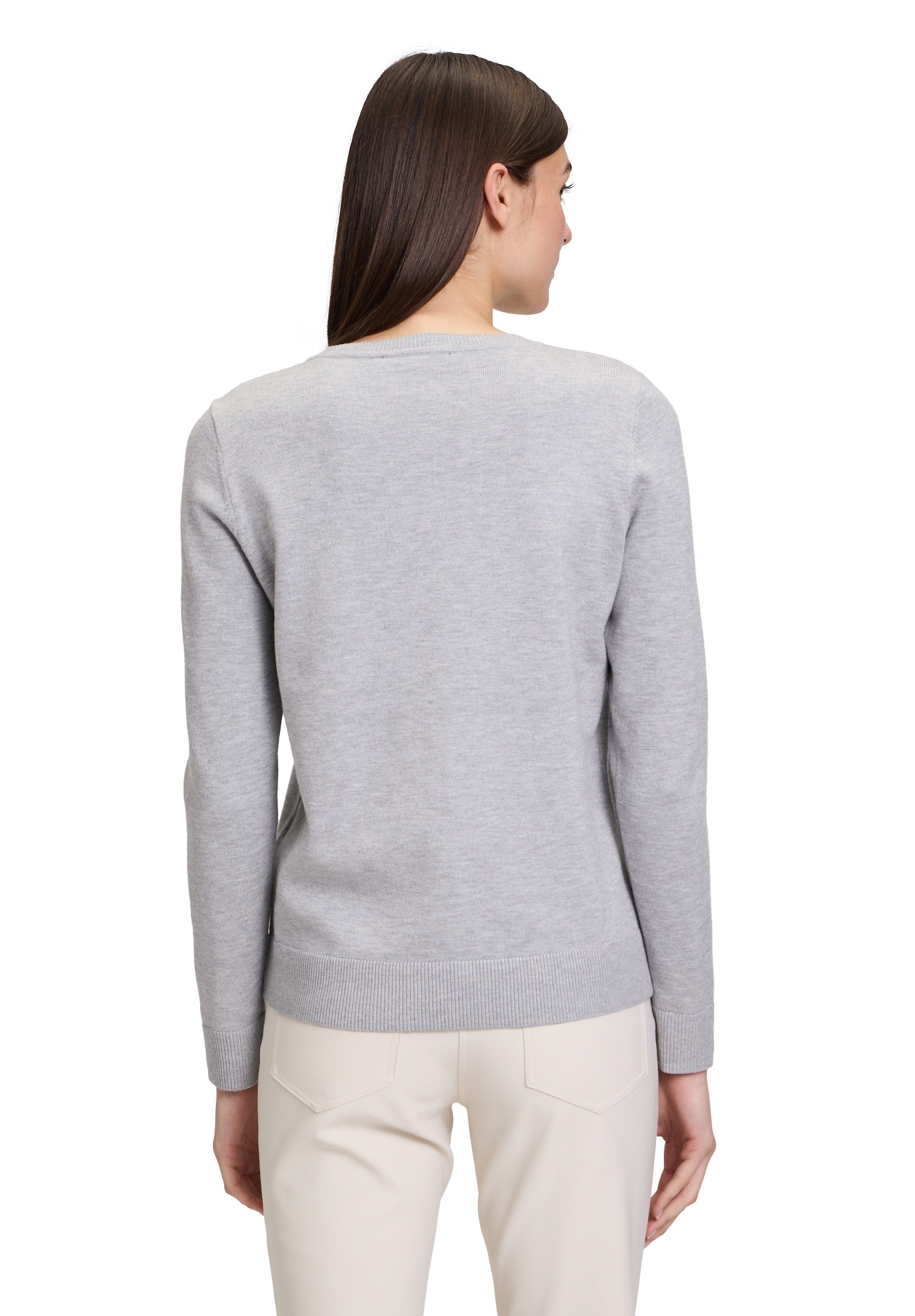 Betty Barclay Rundhalspullover »Basic-Strickpullover mit Rundhalsausschnitt«