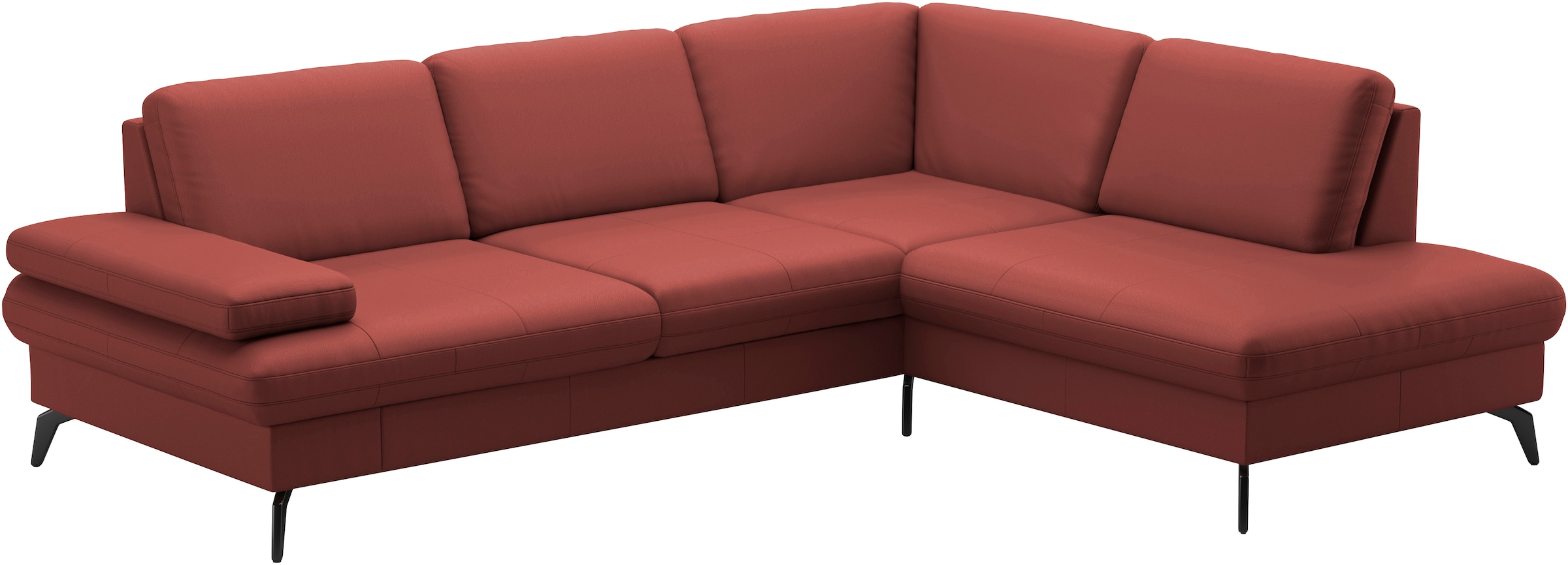 sit&more Ecksofa »Morris L-Form, inkl. Sitztiefenverstellung«, wahlweise mit Armteilverstellung, Bettfunktion & Bettkasten
