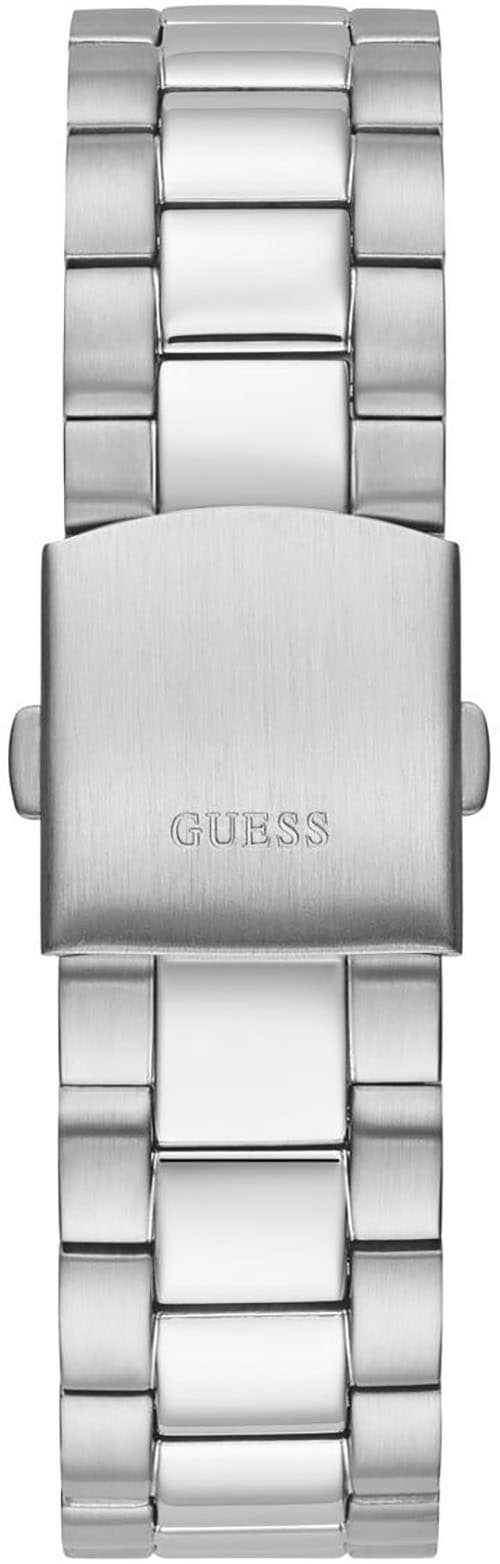 Guess Quarzuhr »CONNOISSEUR«, Armbanduhr, Herrenuhr, Datum, Wochentag, Edelstahlarmband