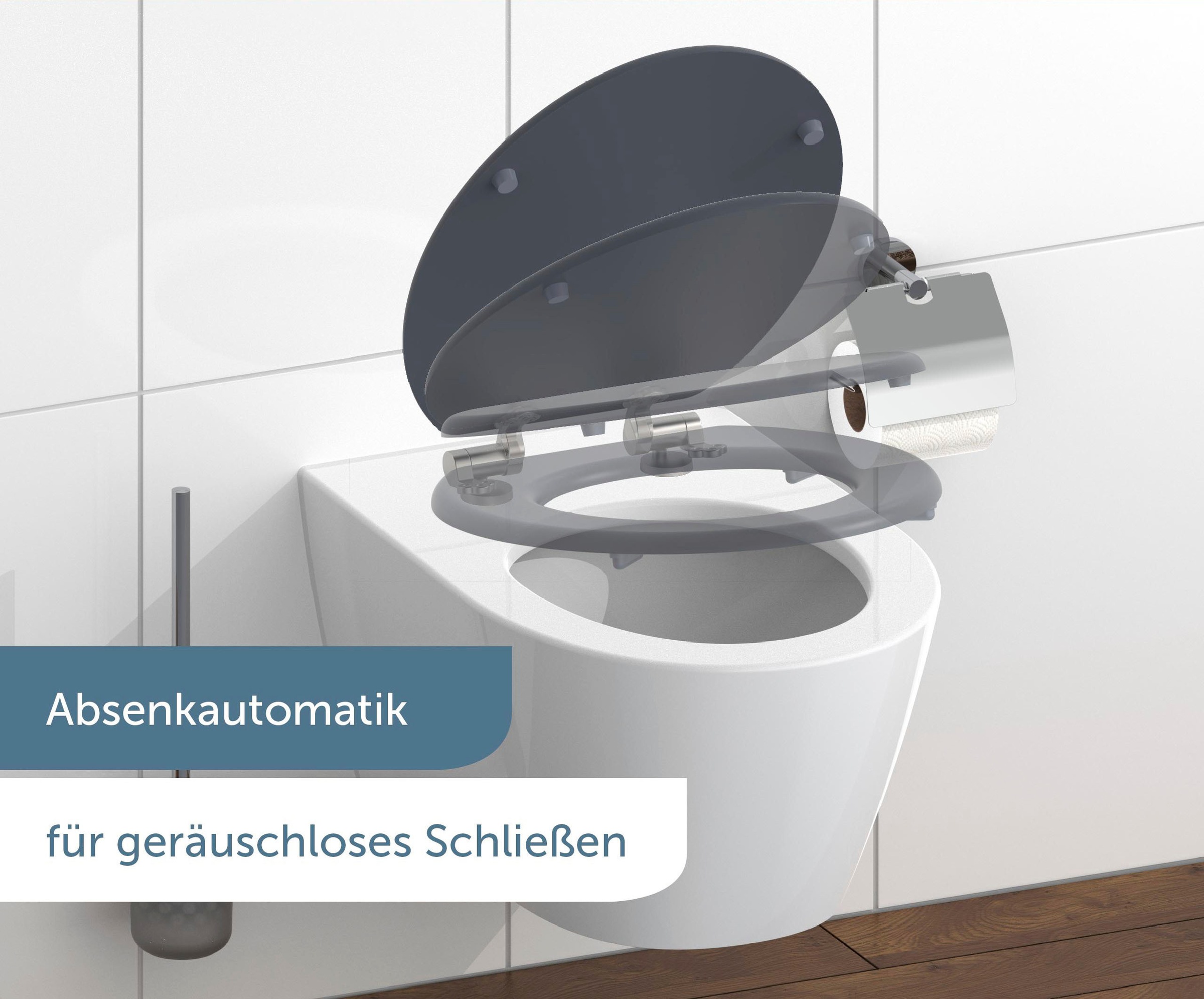 Schütte WC-Sitz »SPIRIT«, mit Absenkautomatik und MDF-Holzkern