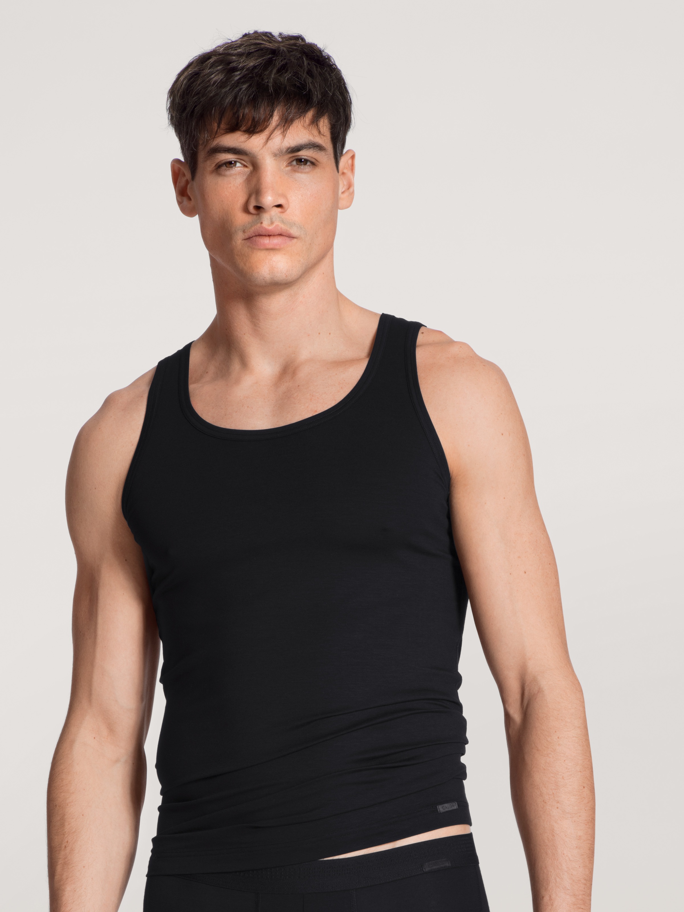 CALIDA Tanktop »Focus«, Rundhals, Single Jersey Qualität, elastisch, schnelltrocknend