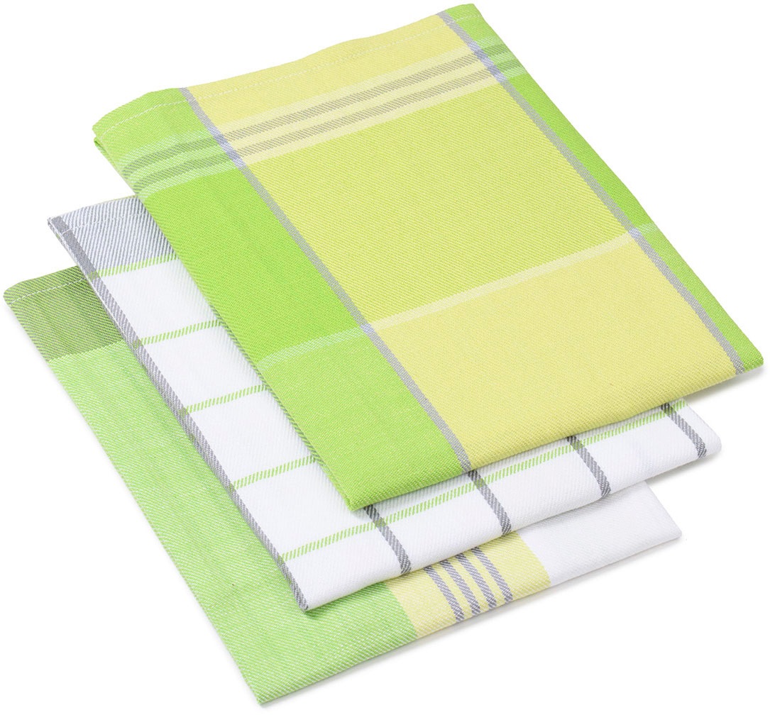 Gözze Geschirrtuch »Geschirrtücher, Des. 60058« Maß: 50 x 70 cm, Set: 2x kariert und 1x gestreift