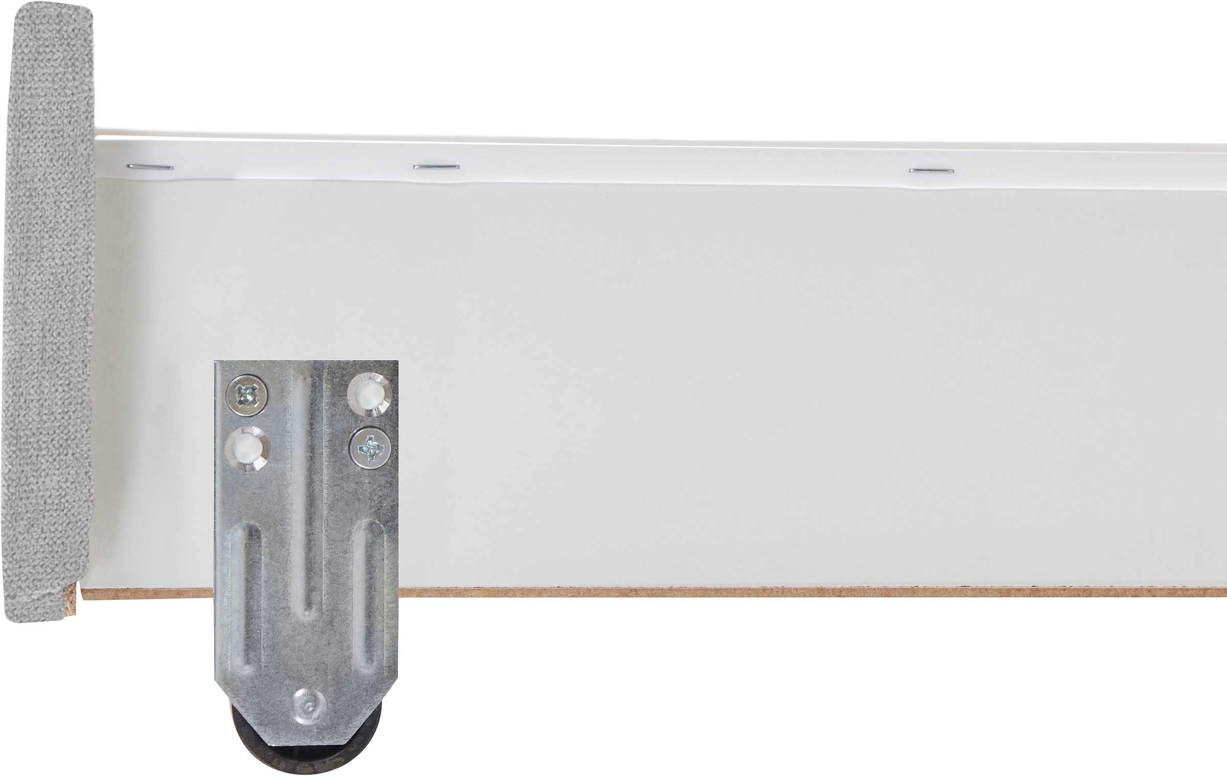 INOSIGN Boxbett »Luan« Schubkästen, LED-Beleuchtung und Topper, in Breite 120 cm und 180 cm